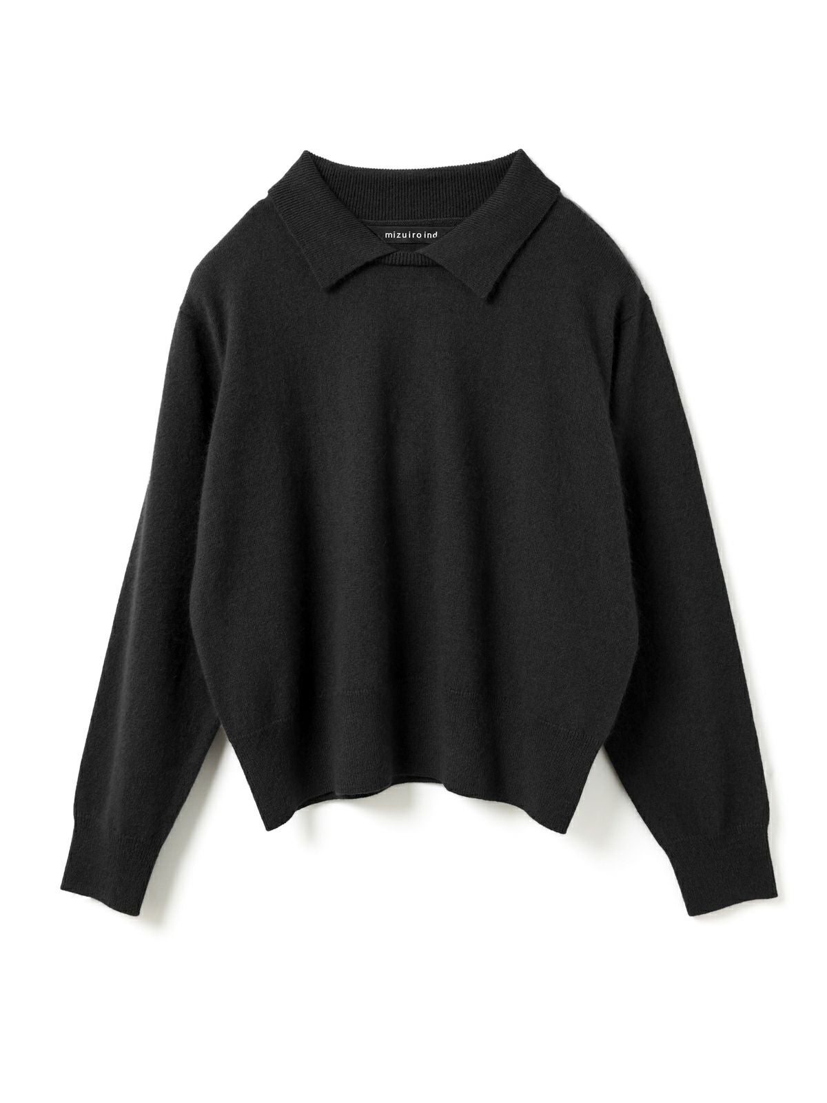 mizuiro ind ハイゲージ襟付きプルオーバー｜ MARcourt ONLINE STORE