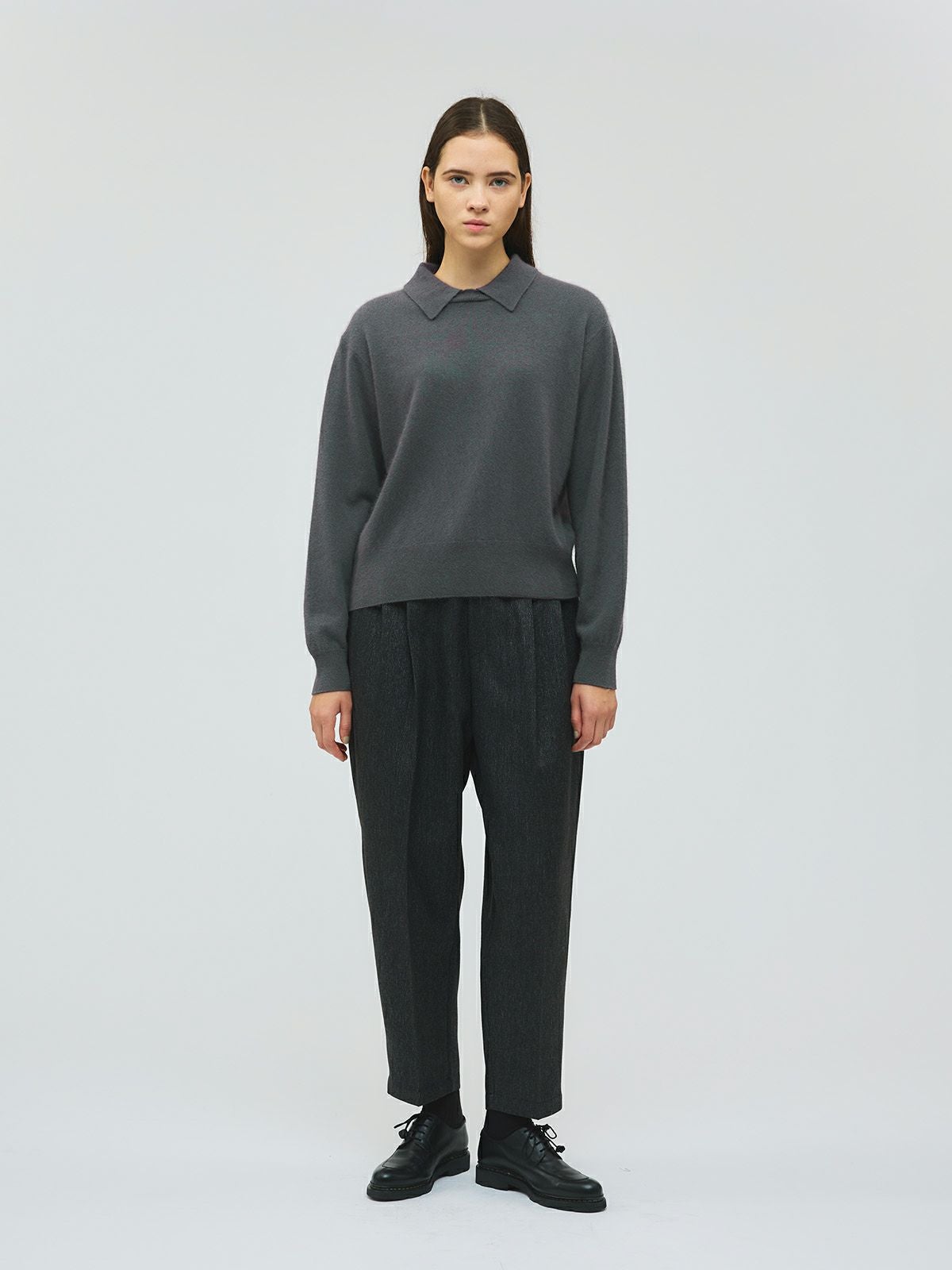 mizuiro ind ハイゲージ襟付きプルオーバー｜ MARcourt ONLINE STORE