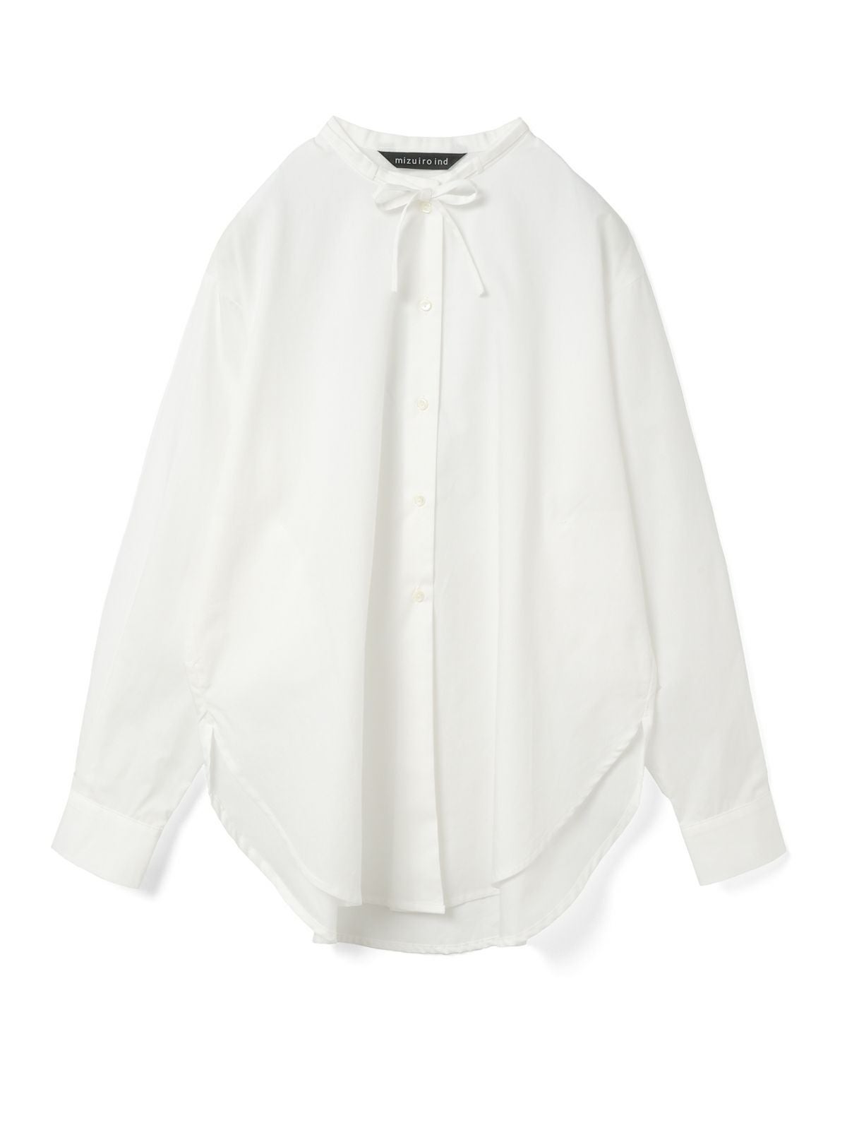 mizuiro ind リボンタイロングシャツ｜ MARcourt ONLINE STORE
