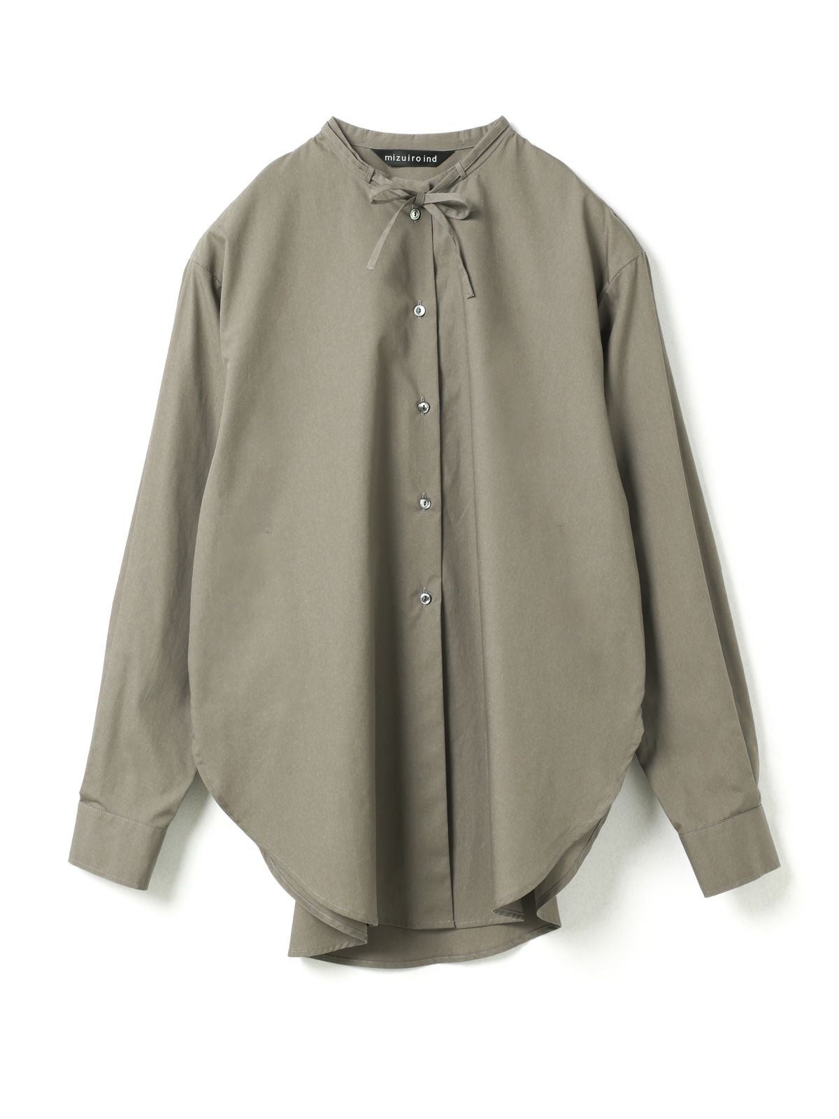 mizuiro ind リボンタイロングシャツ｜ MARcourt ONLINE STORE