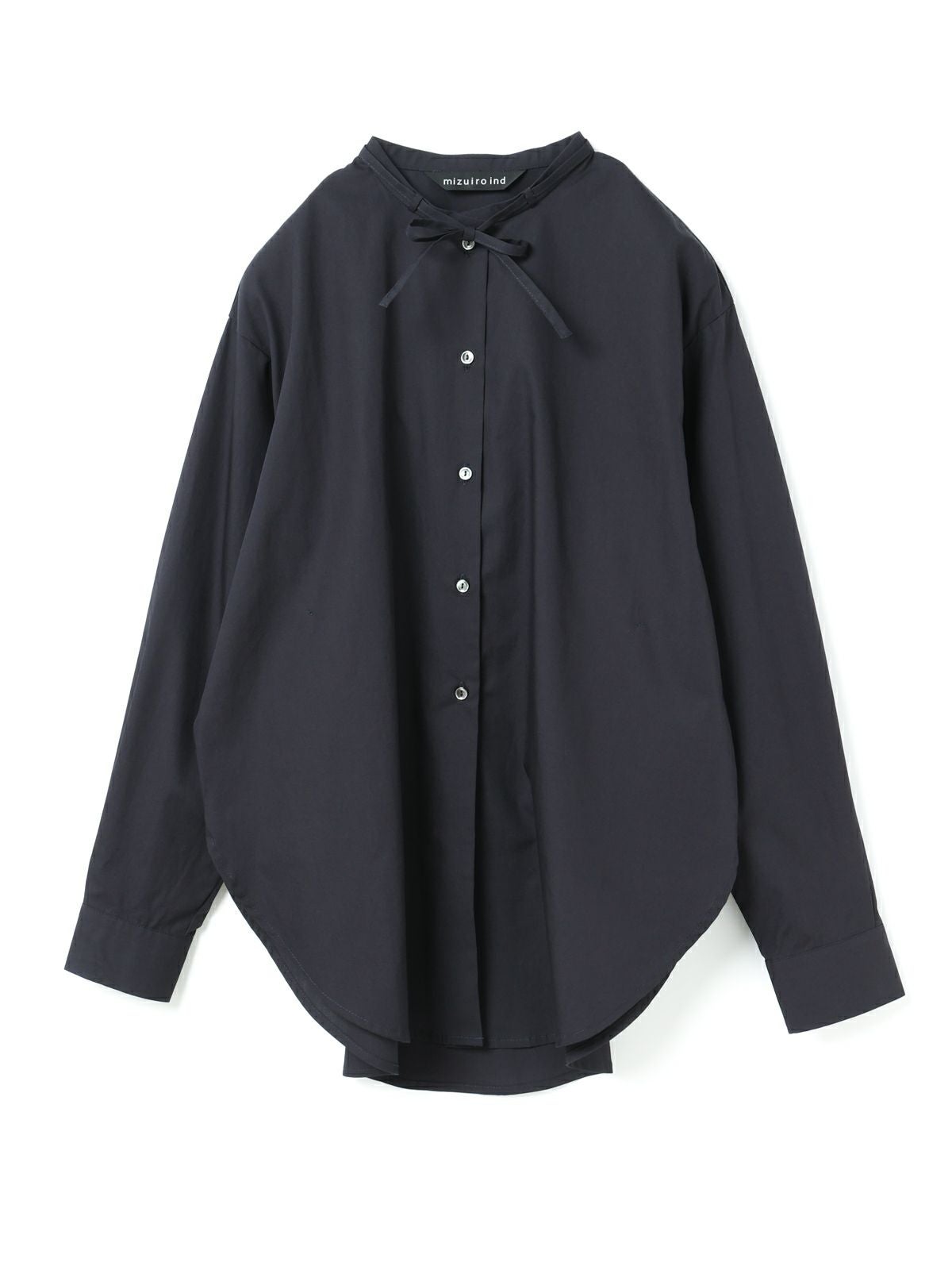 mizuiro ind リボンタイロングシャツ｜ MARcourt ONLINE STORE