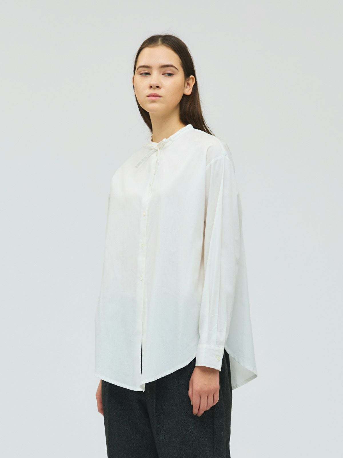 mizuiro ind リボンタイロングシャツ｜ MARcourt ONLINE STORE