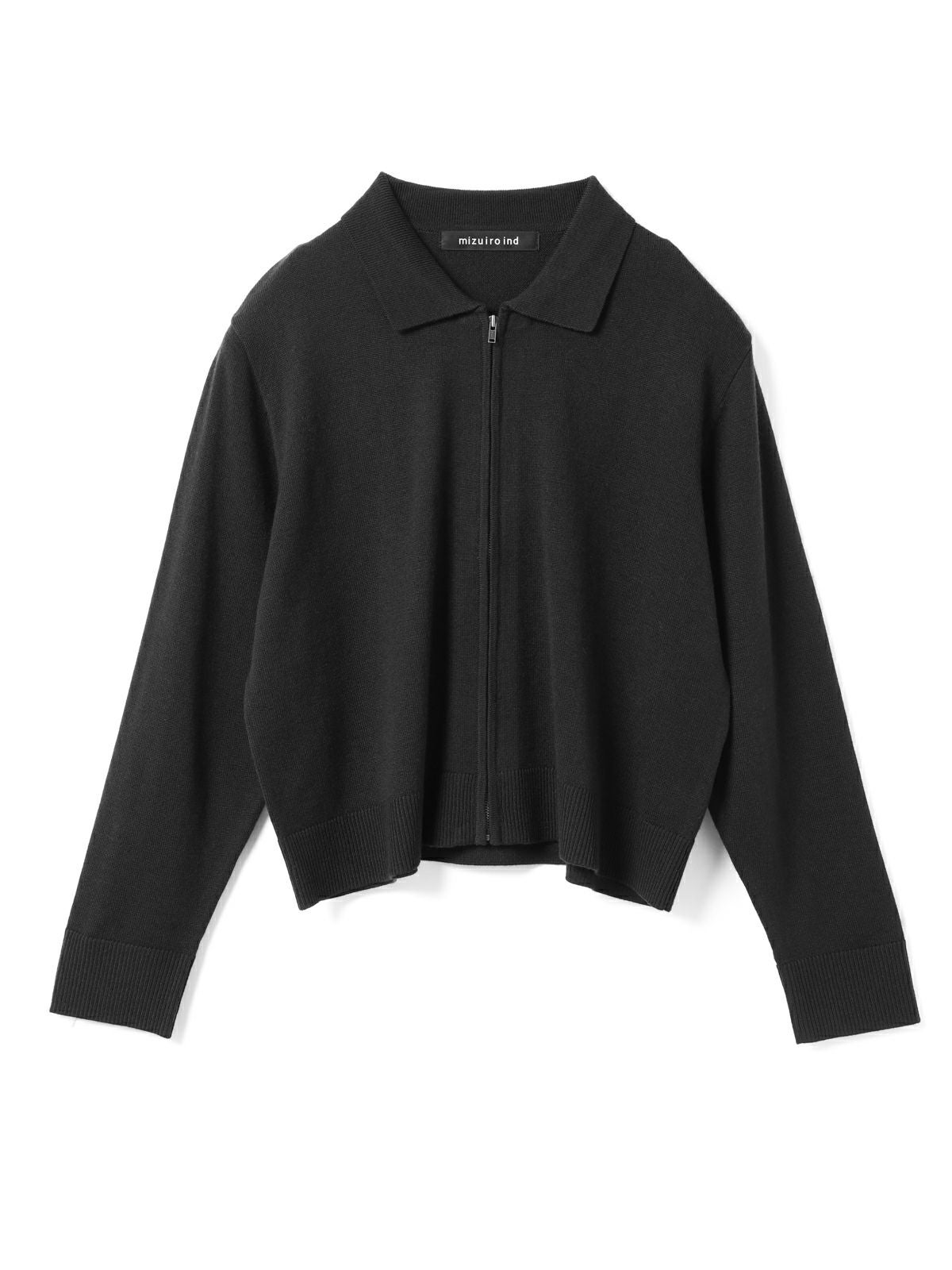 mizuiro ind 襟付きジップカーディガン｜ MARcourt ONLINE STORE