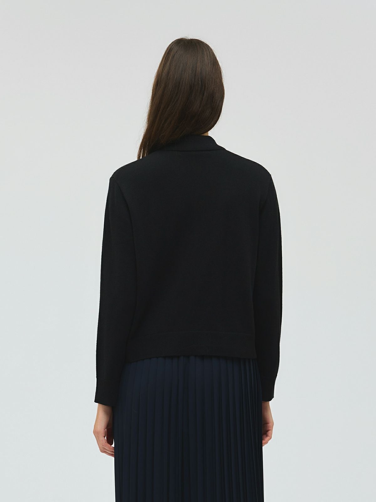 mizuiro ind 襟付きジップカーディガン｜ MARcourt ONLINE STORE