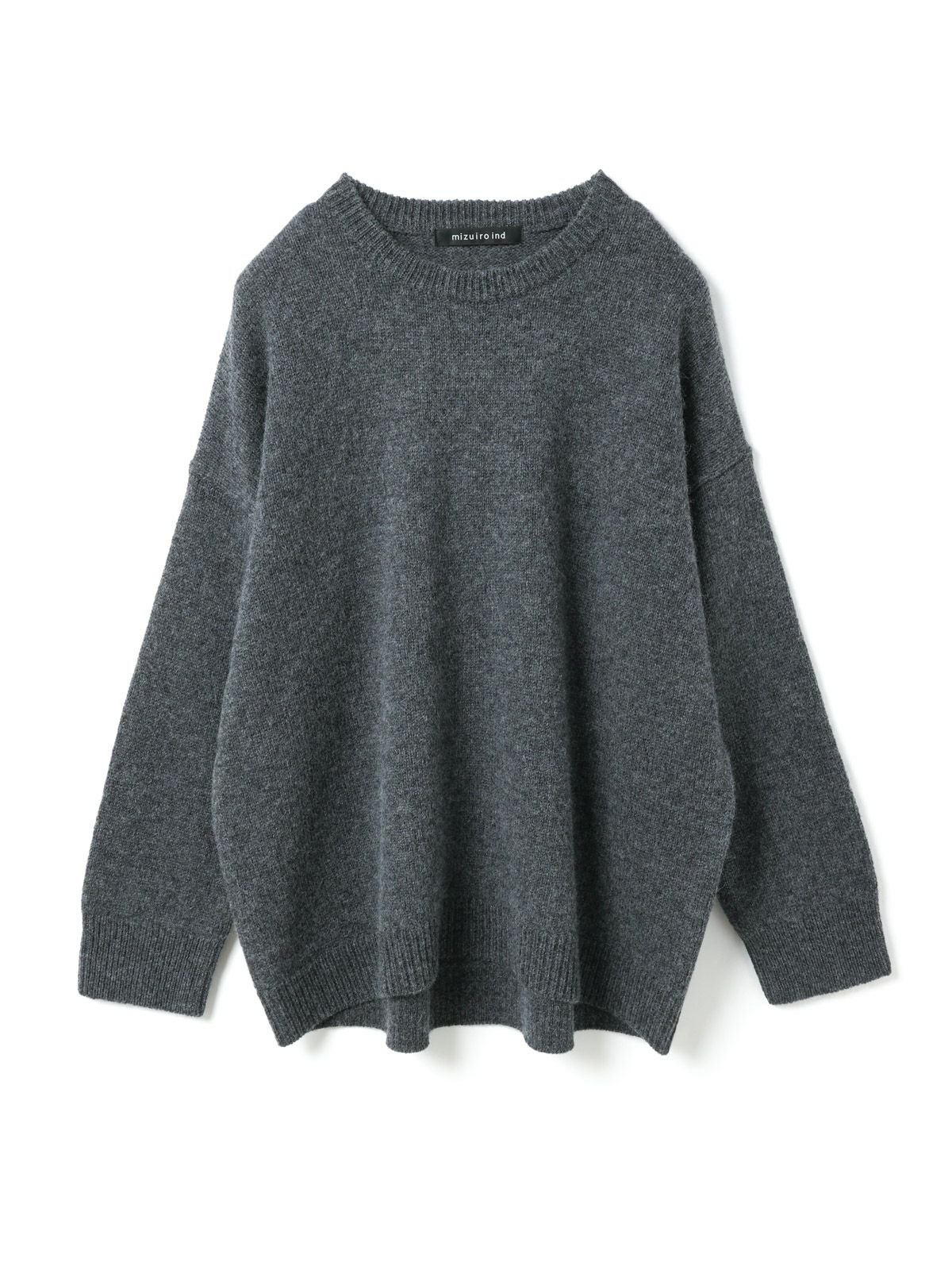 mizuiro ind MG/クルーネックワイドプルオーバー｜ MARcourt ONLINE