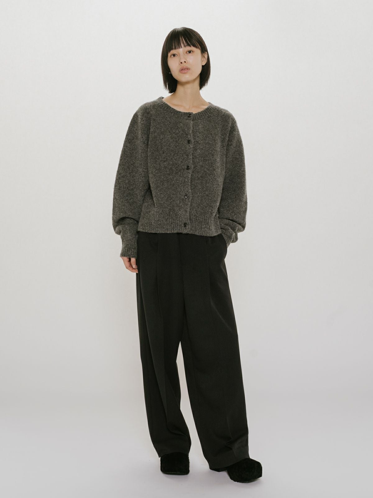 美品 ミディウミソリッド 近年モデル ダブルモッサ ミドル丈コート ゆったり M アウター｜ MARcourt ONLINE STORE - マーコートオンラインストア