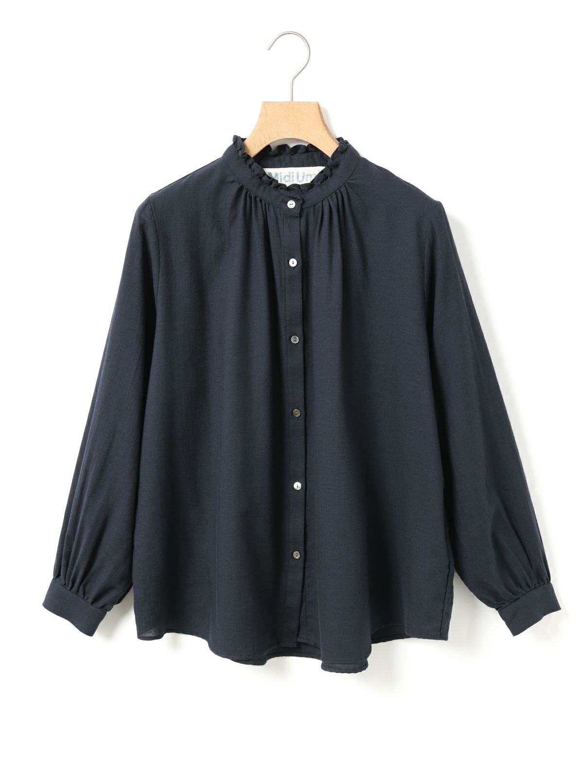 MidiUmi フリルカラーギャザーネックシャツ｜ MARcourt ONLINE STORE
