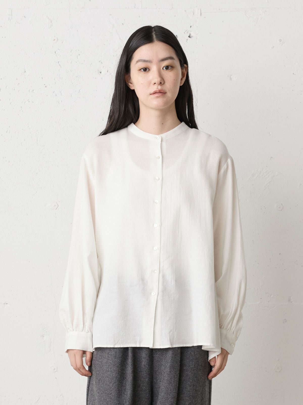 MidiUmi C/Wバックギャザーシャツ｜ MARcourt ONLINE STORE