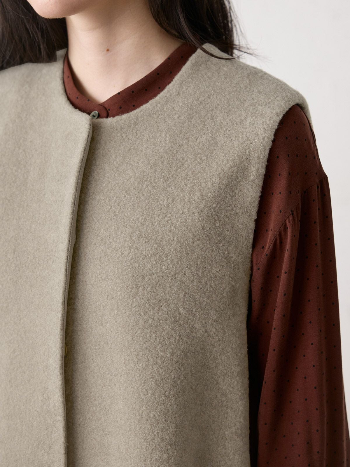 MidiUmi ブークレロングベスト｜ MARcourt ONLINE STORE - マーコート