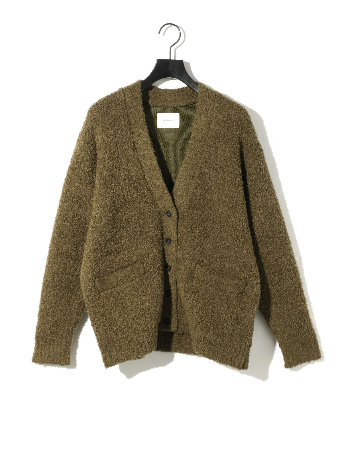 3/9(月)正午販売終了】MIDIUMISOLID フェザーヤーンロングカーディガン