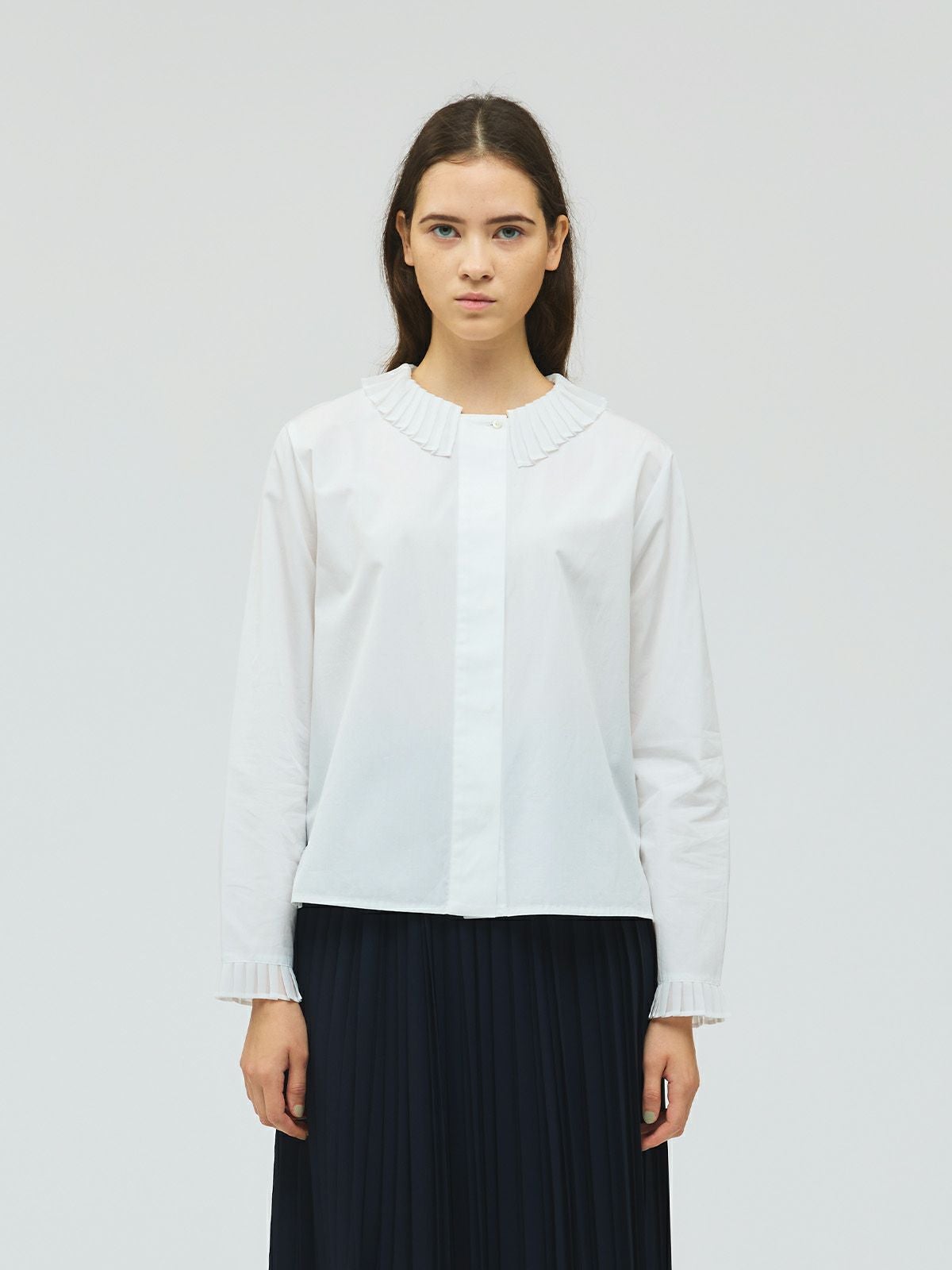 mizuiro ind リボンタイロングシャツ｜ MARcourt ONLINE STORE