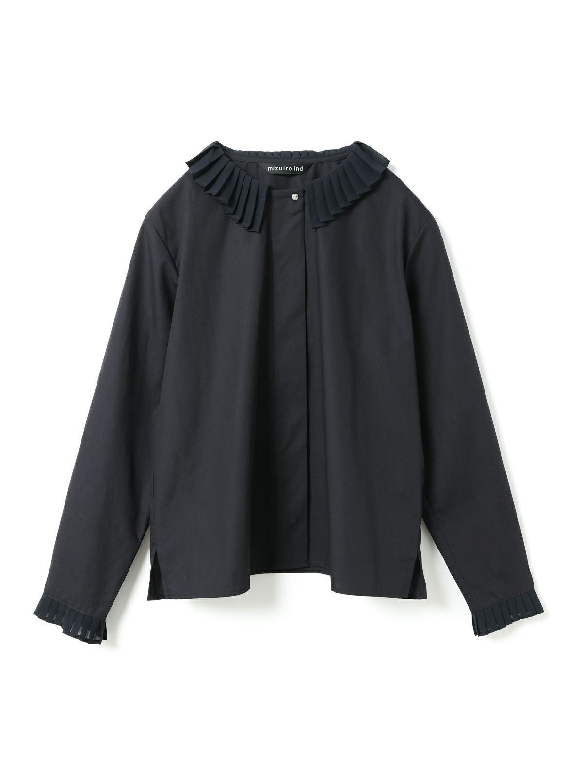 mizuiro ind プリーツカラーシャツ｜ MARcourt ONLINE STORE