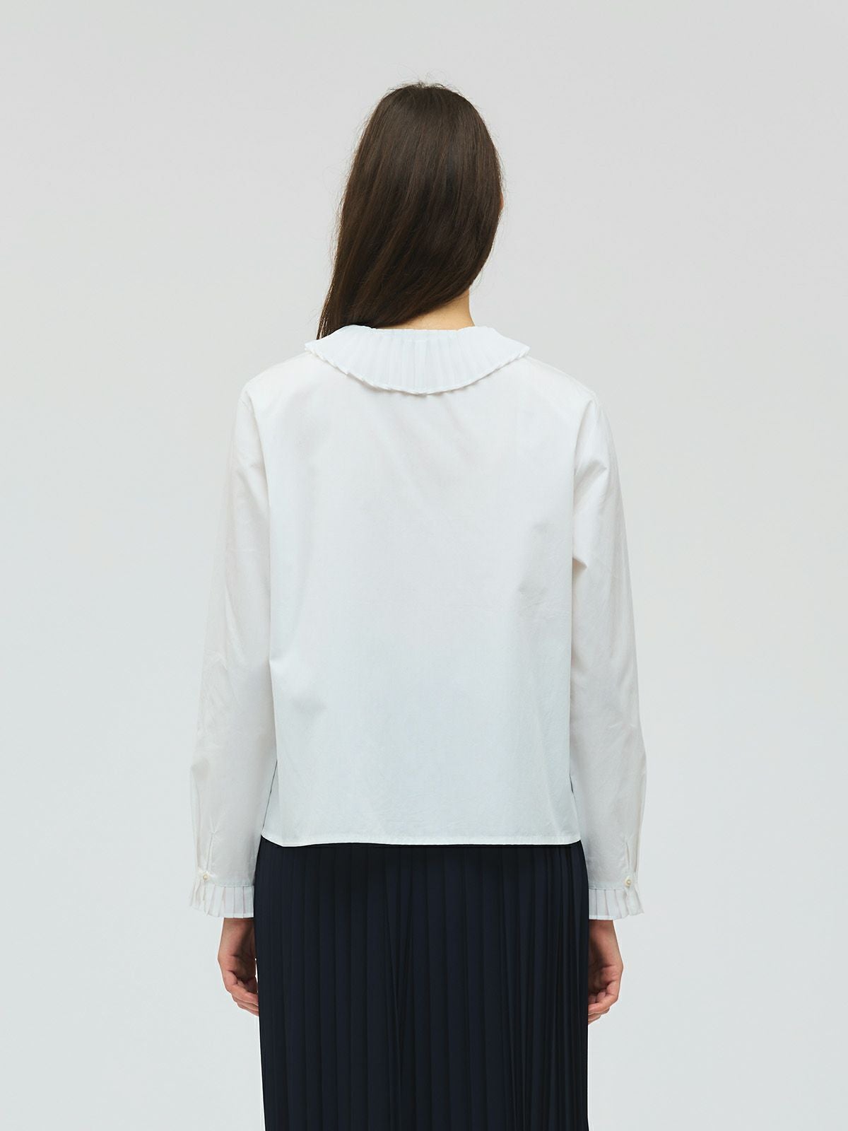 mizuiro ind プリーツカラーシャツ｜ MARcourt ONLINE STORE