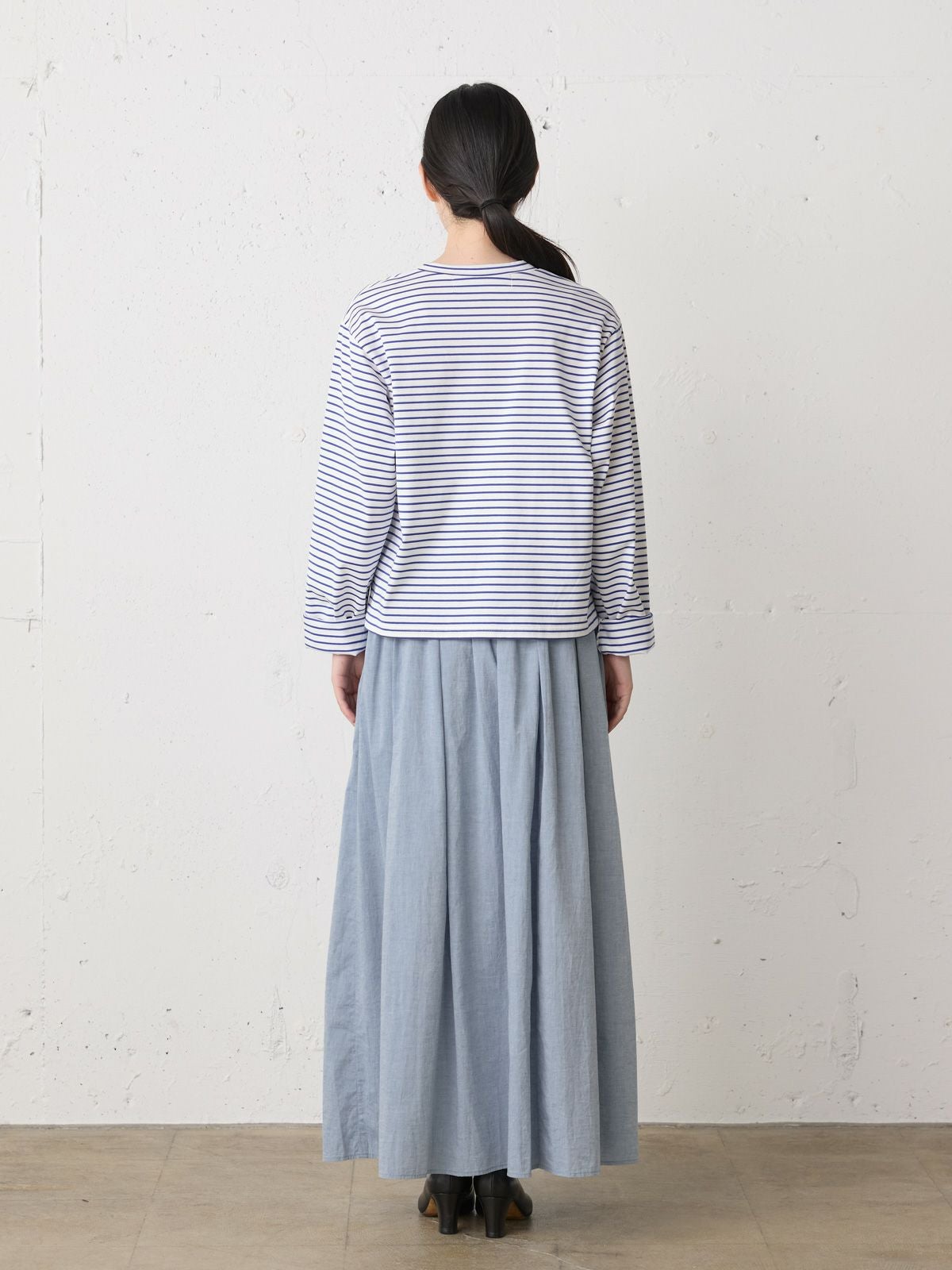 MidiUmi シャンブレーギャザースカート｜ MARcourt ONLINE STORE