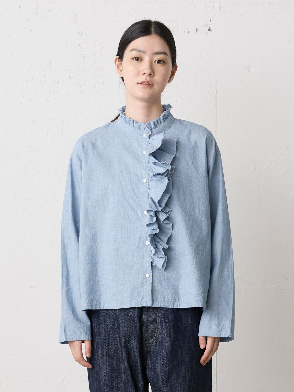 MidiUmi シャンブレーギャザーワンピース｜ MARcourt ONLINE STORE