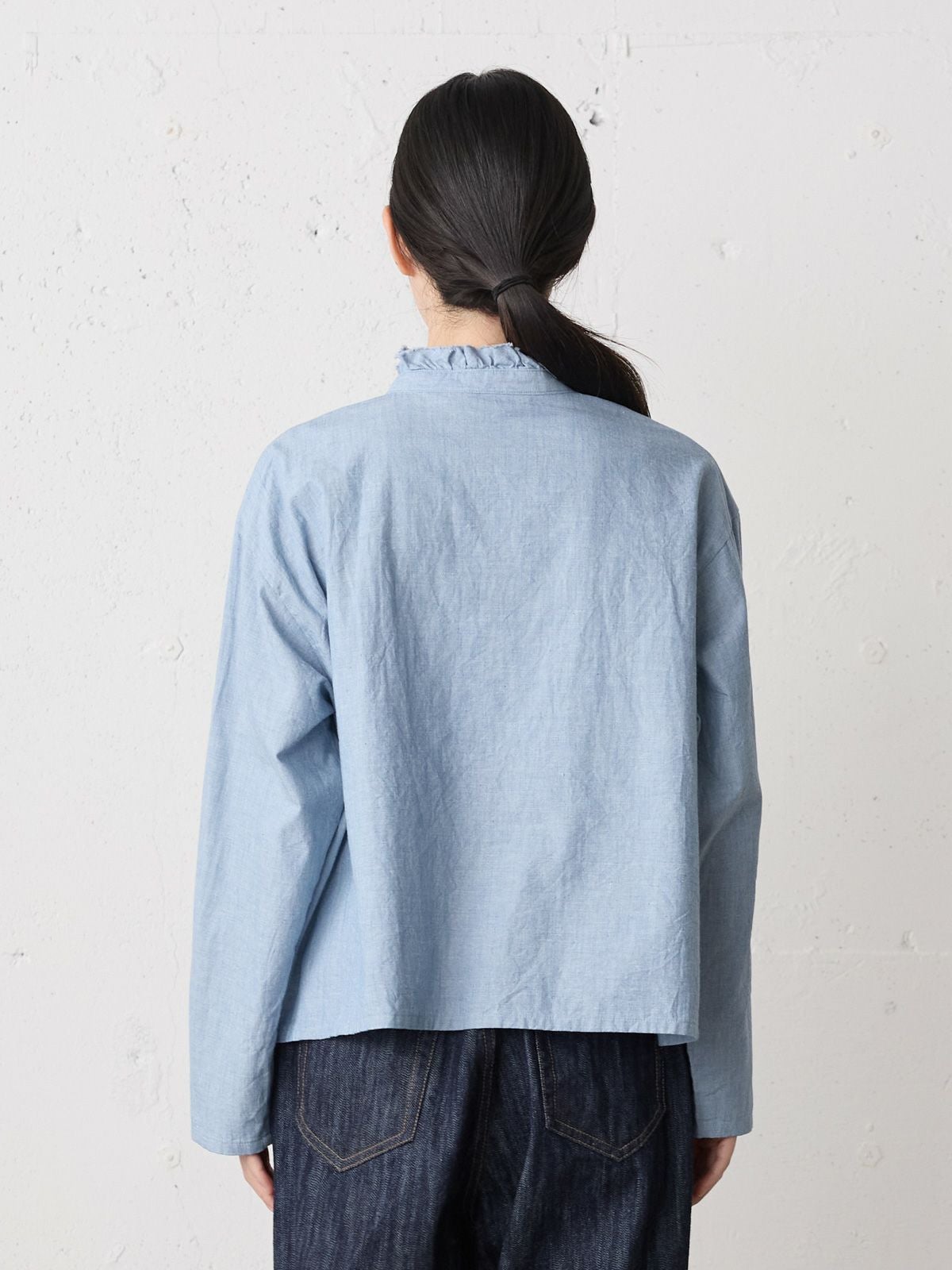 MidiUmi ダンガリーズラッフルシャツ｜ MARcourt ONLINE STORE