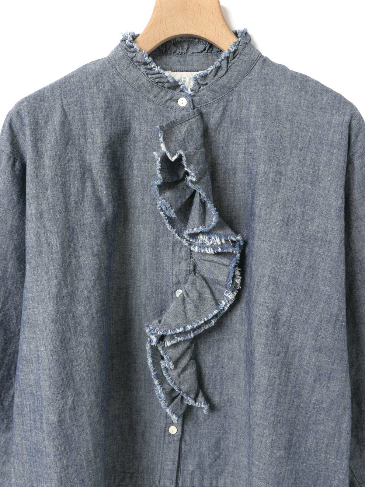 MidiUmi ダンガリーズラッフルシャツ｜ MARcourt ONLINE STORE