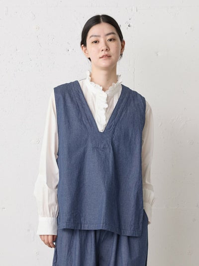 MidiUmi デニムサイドストラップベスト｜ MARcourt ONLINE STORE 