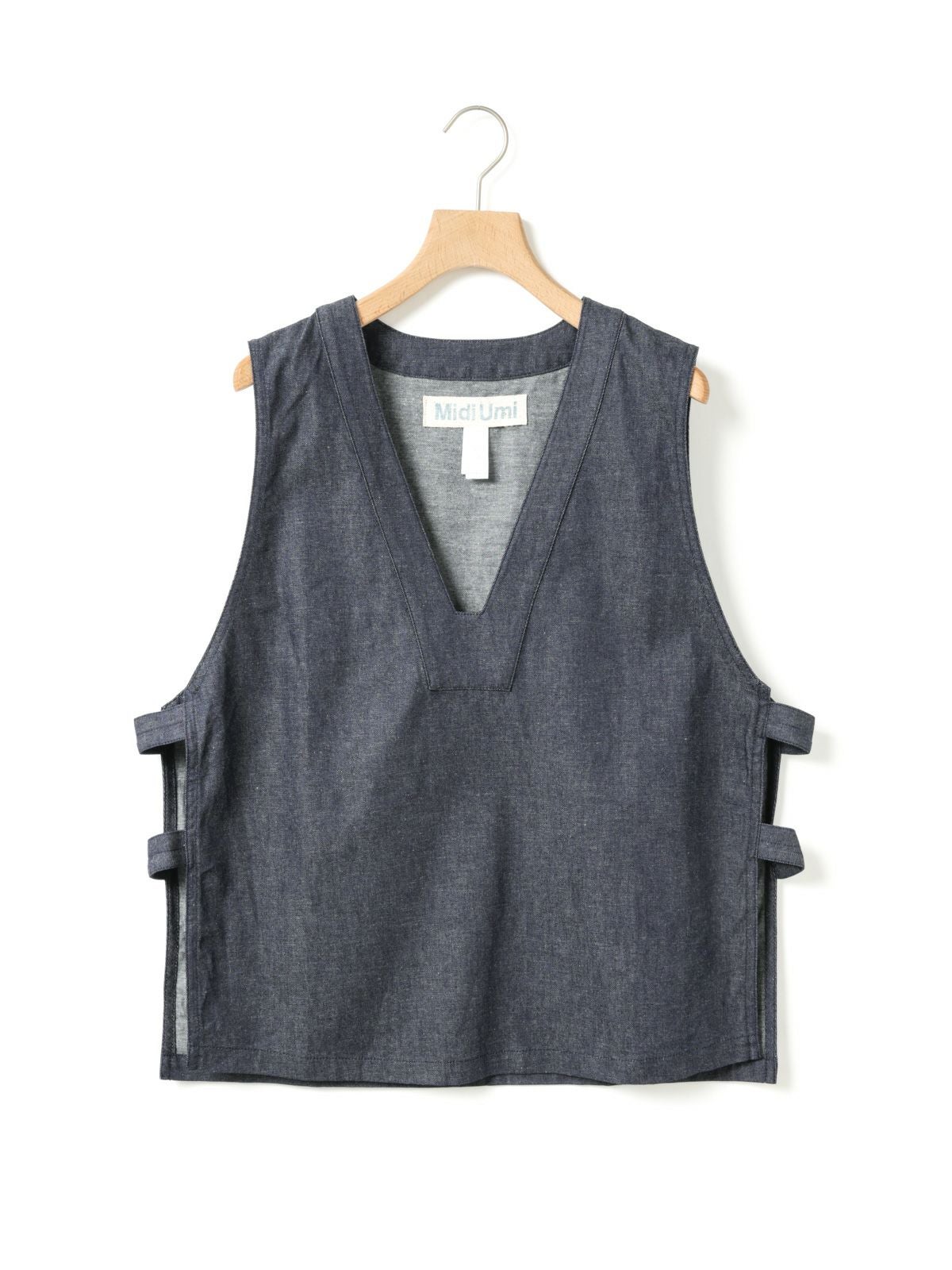 MidiUmi デニムサイドストラップベスト｜ MARcourt ONLINE STORE