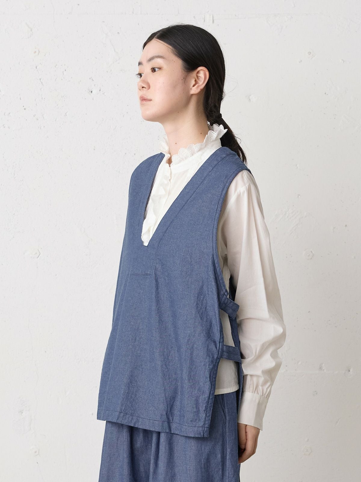 MidiUmi デニムサイドストラップベスト｜ MARcourt ONLINE STORE