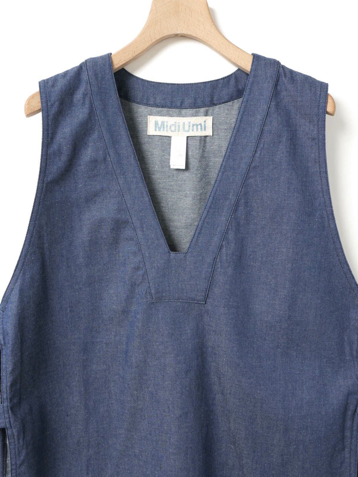 45rpm umiベスト サンプル品 MidiUmi デニムサイドストラップベスト｜ MARcourt ONLINE STORE