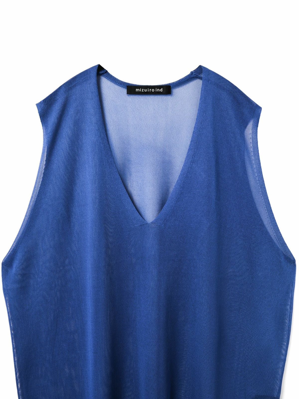 mizuiro ind シアー深Vネックベスト｜ MARcourt ONLINE STORE