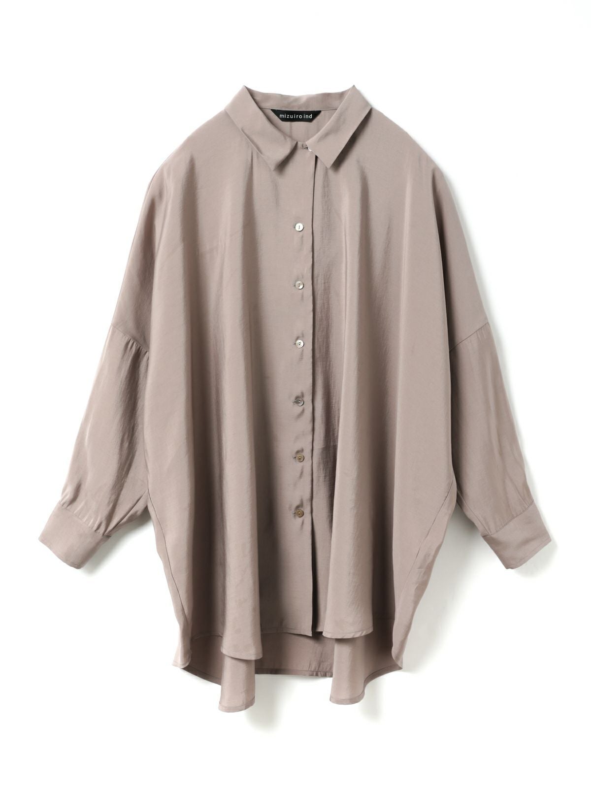 mizuiro ind ワイドチュニックシャツ｜ MARcourt ONLINE STORE