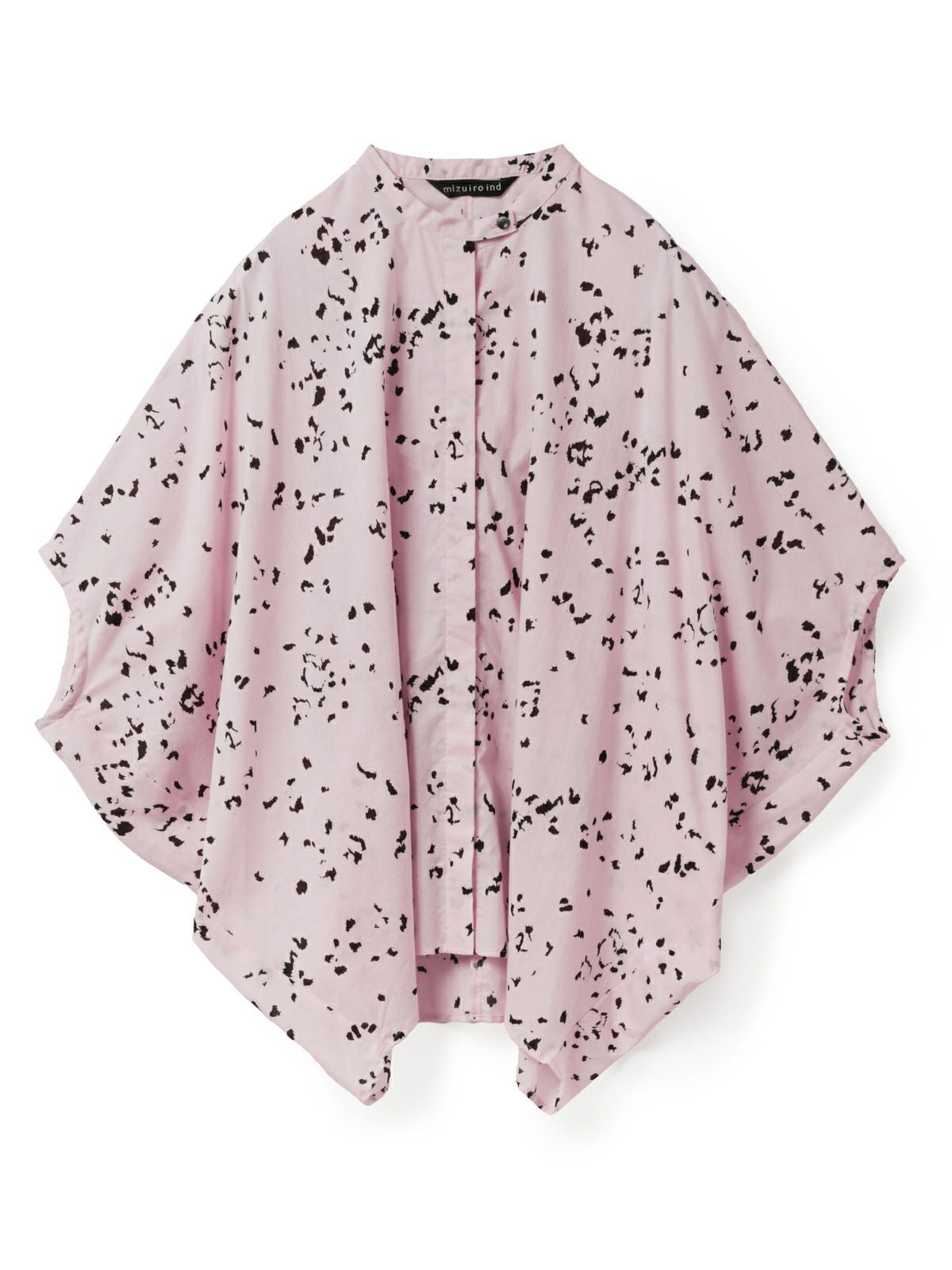 mizuiro ind プリントスタンドカラーコクーンシャツ｜ MARcourt ONLINE