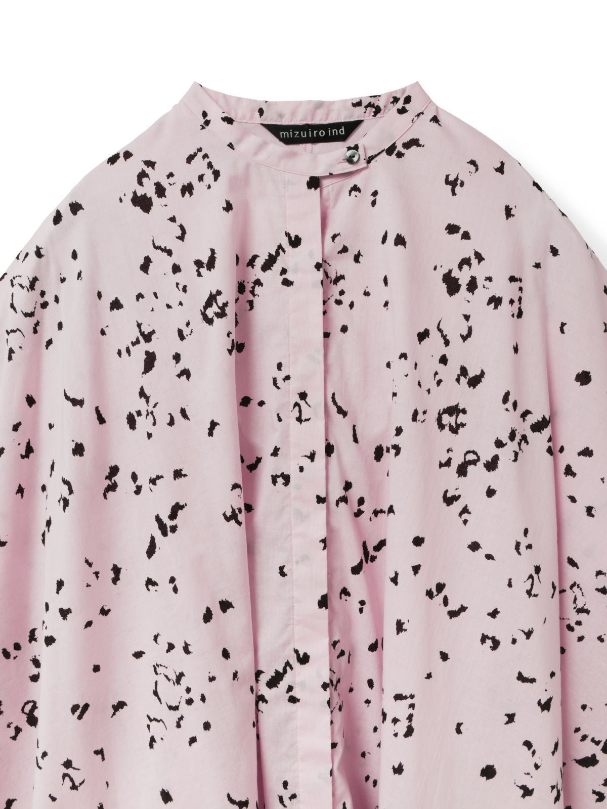 mizuiro ind プリントスタンドカラーコクーンシャツ｜ MARcourt ONLINE