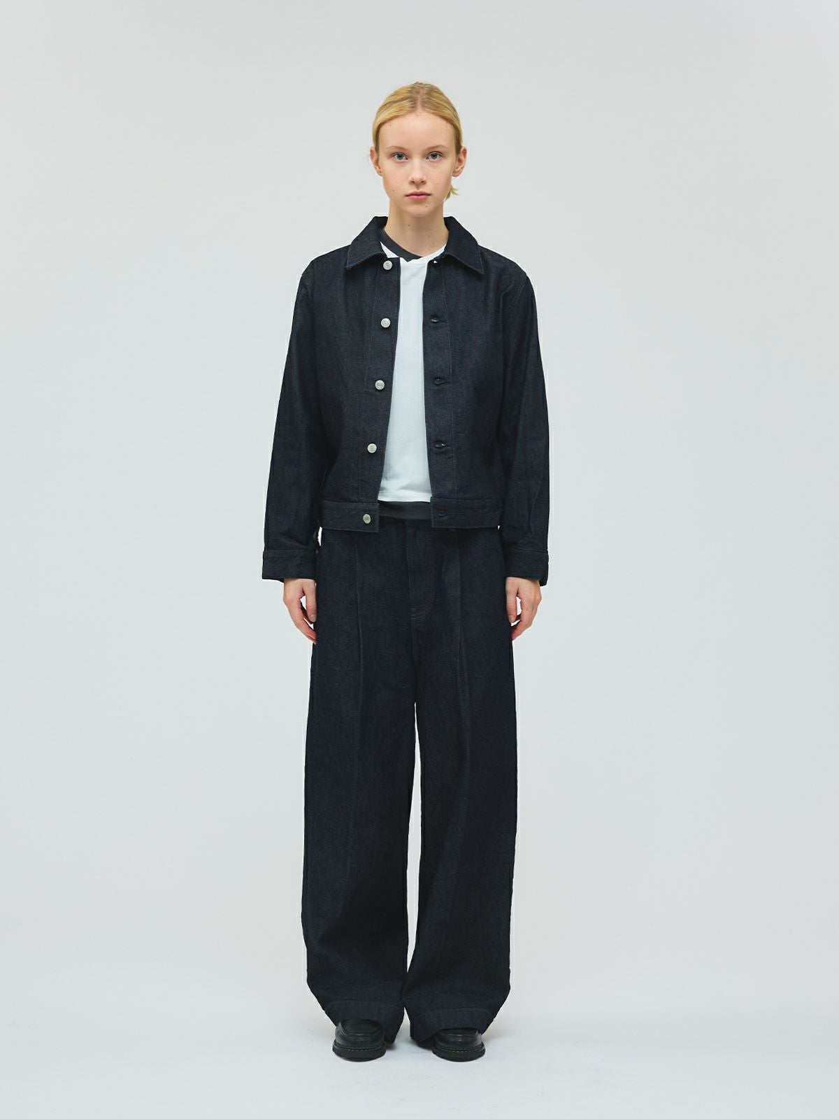 mizuiro ind ワイドデニムスラックス｜ MARcourt ONLINE STORE