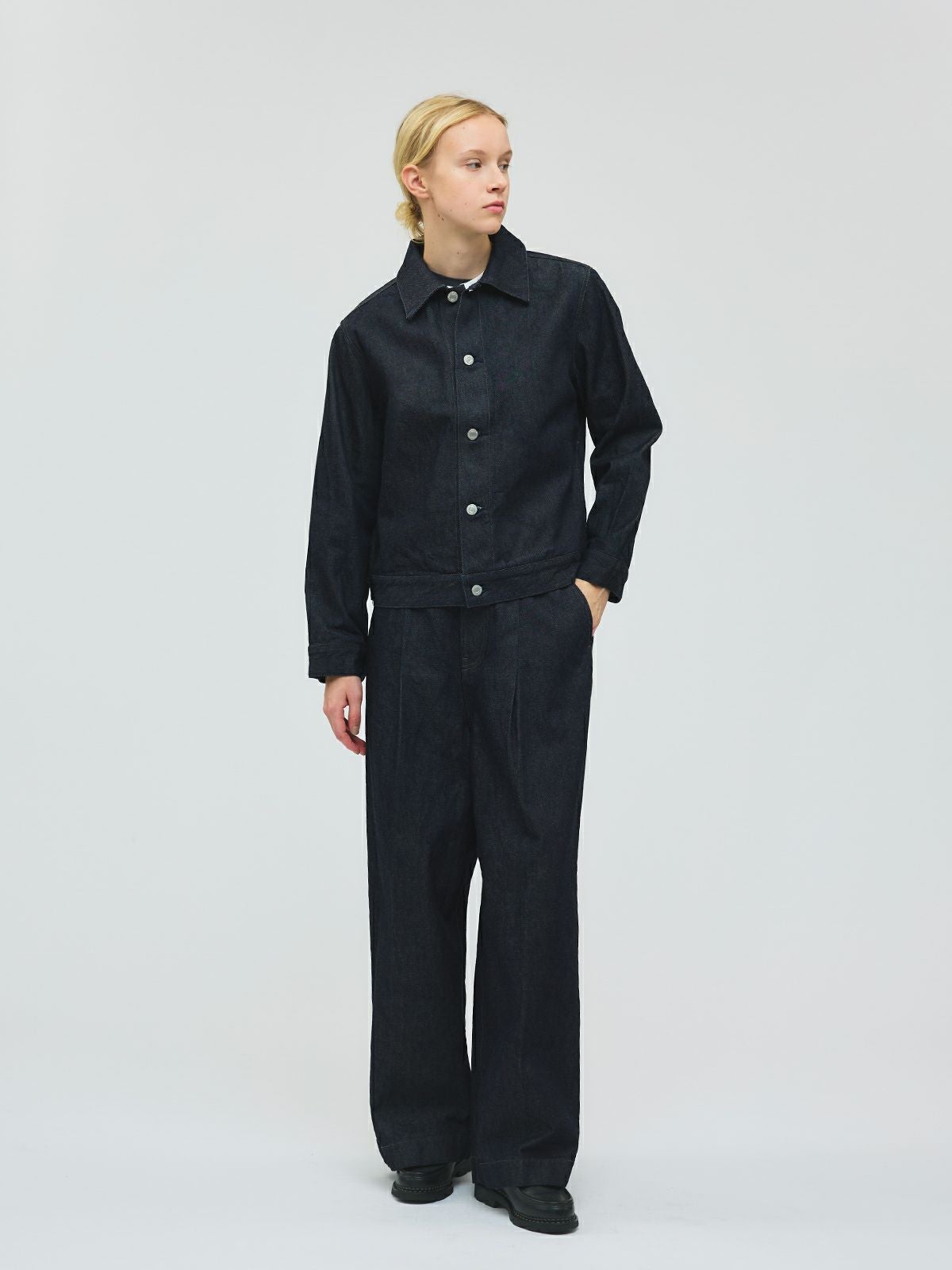 mizuiro ind ワイドデニムスラックス｜ MARcourt ONLINE STORE