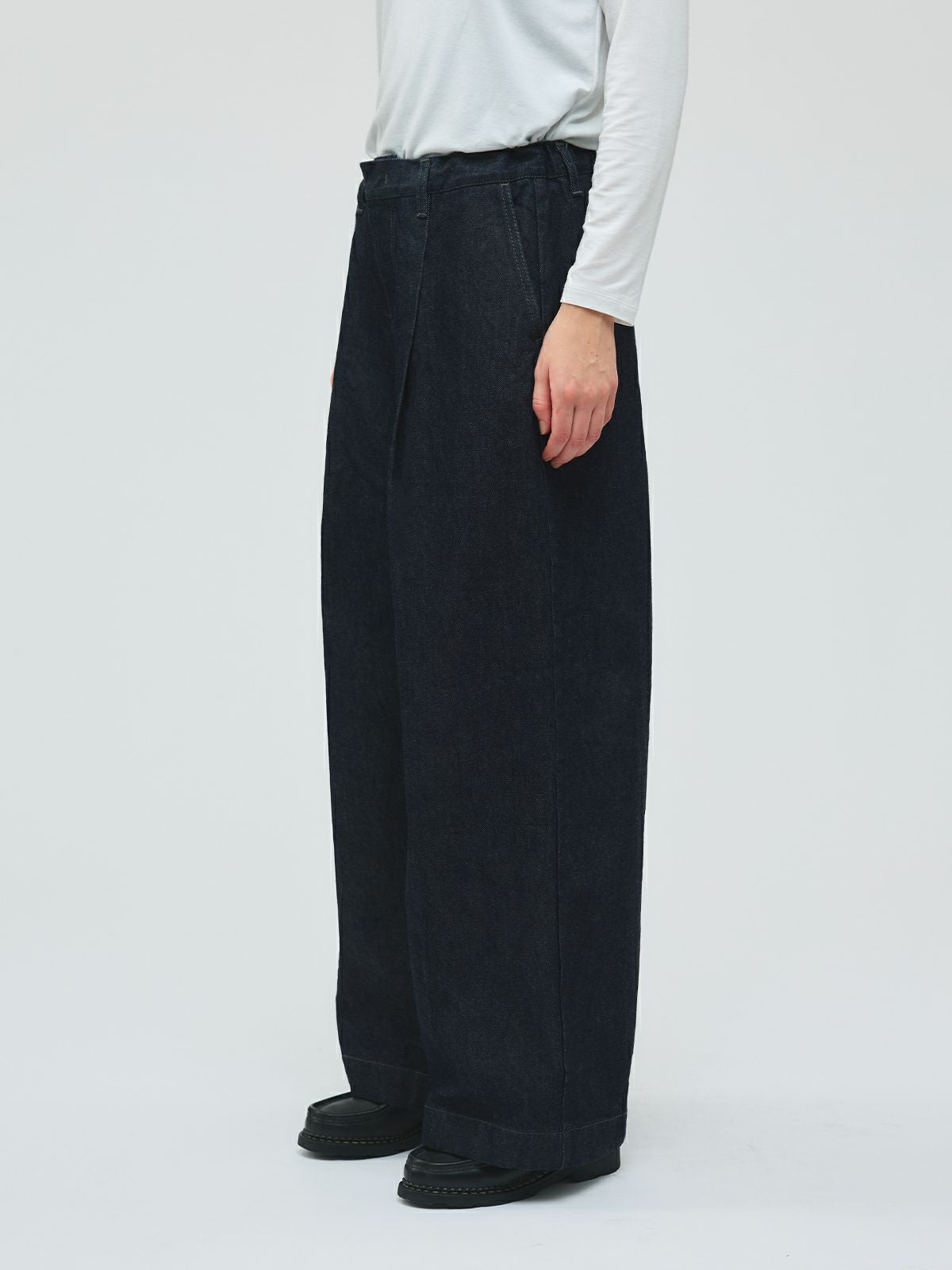 mizuiro ind ワイドデニムスラックス｜ MARcourt ONLINE STORE