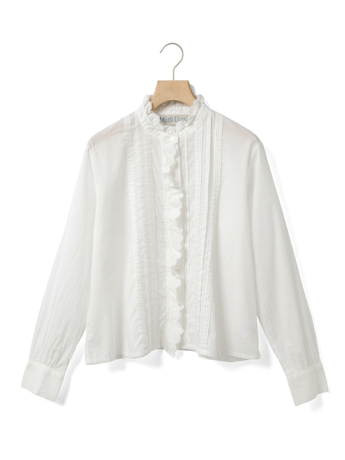 MidiUmi ピンタックレースシャツ｜ MARcourt ONLINE STORE