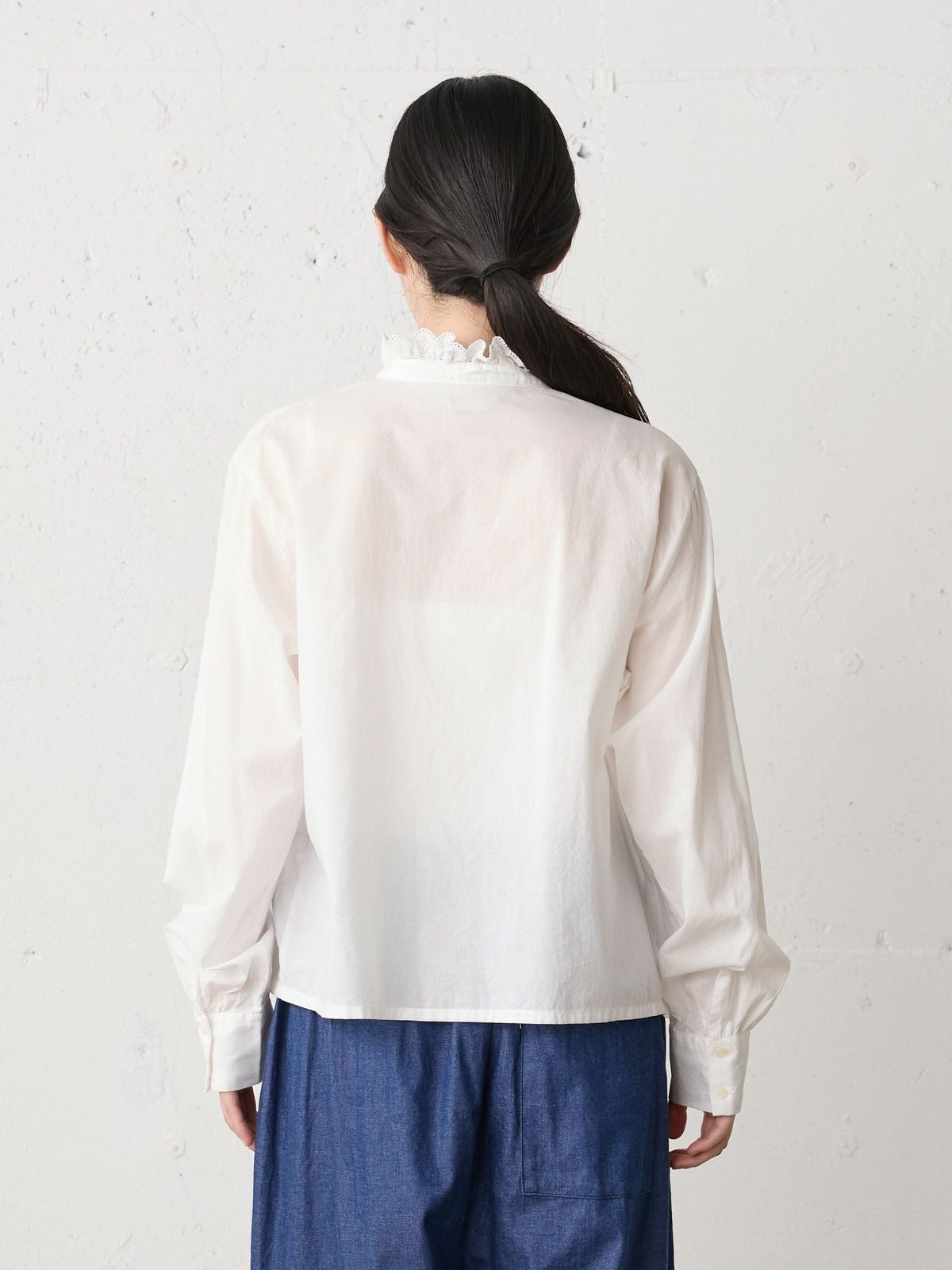 MidiUmi ピンタックレースシャツ｜ MARcourt ONLINE STORE