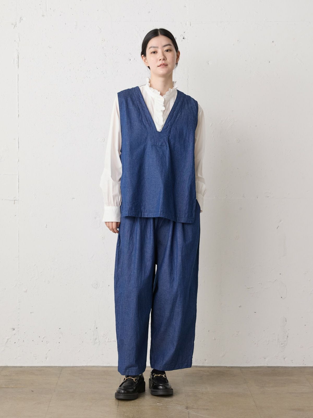 MidiUmi ピンタックレースシャツ｜ MARcourt ONLINE STORE