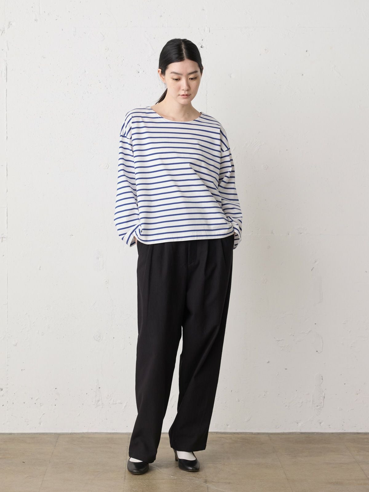MidiUmi ボーダーワイドプルオーバー｜ MARcourt ONLINE STORE