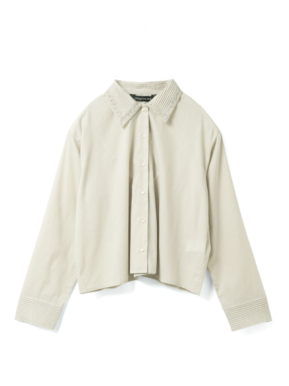 mizuiro ind ピンタックカラーシャツ｜ MARcourt ONLINE STORE