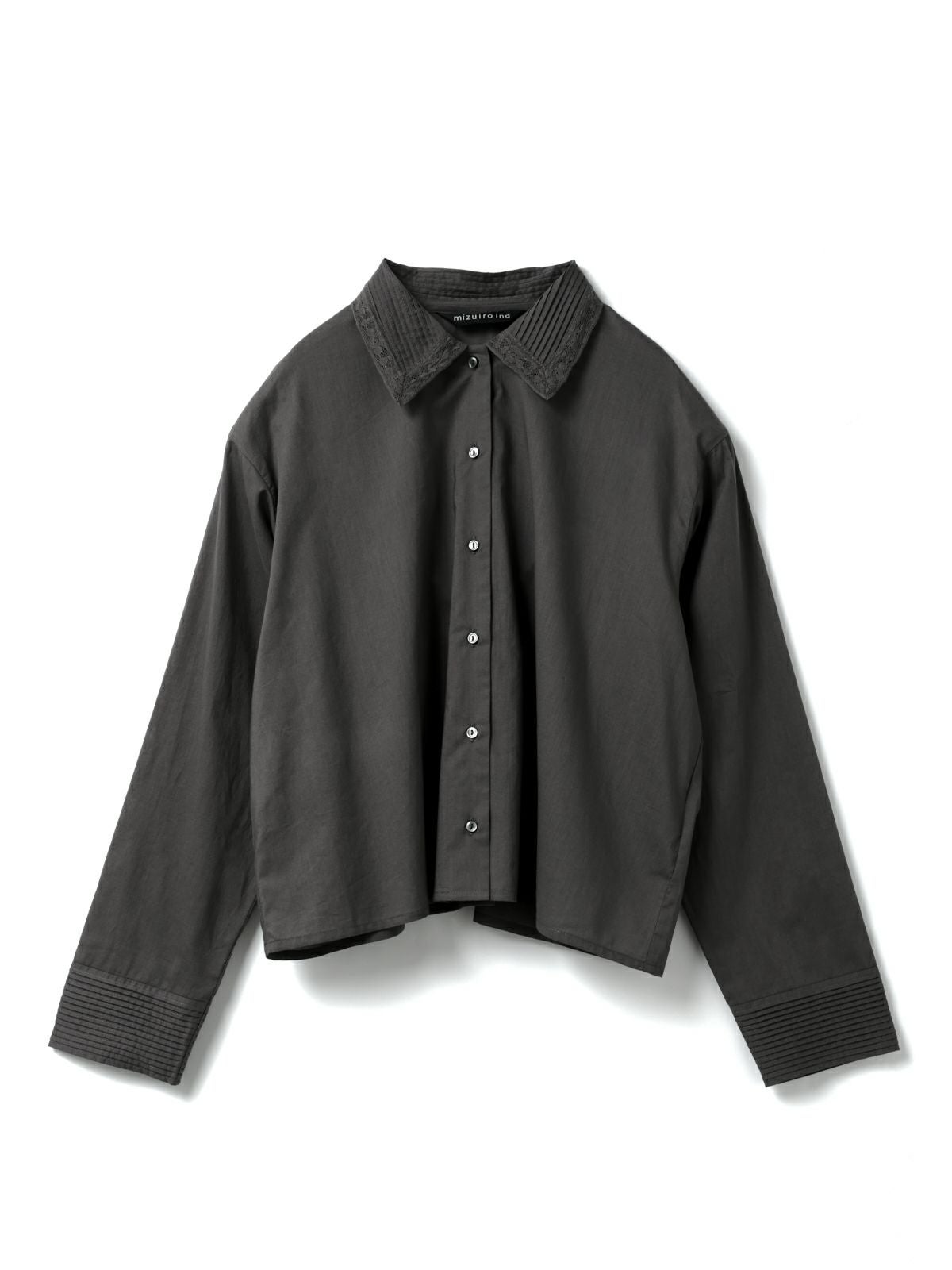 mizuiro ind ピンタックカラーシャツ｜ MARcourt ONLINE STORE