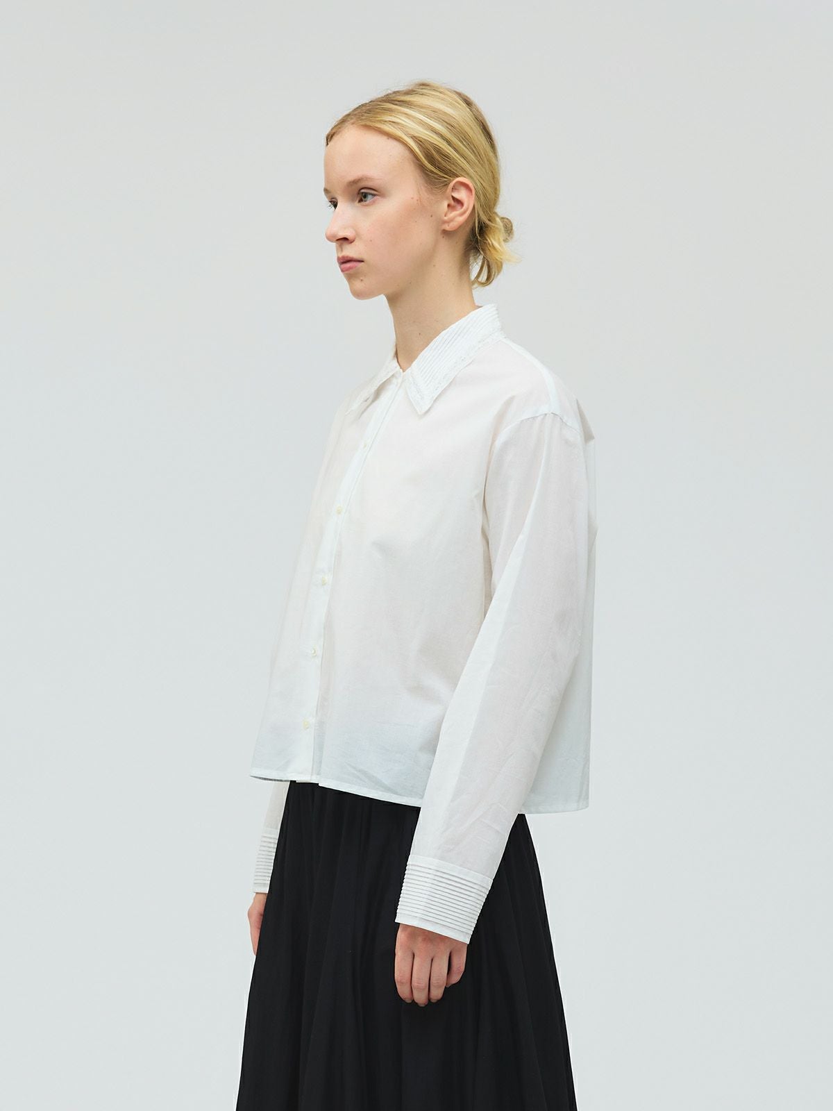 mizuiro ind ピンタックカラーシャツ｜ MARcourt ONLINE STORE