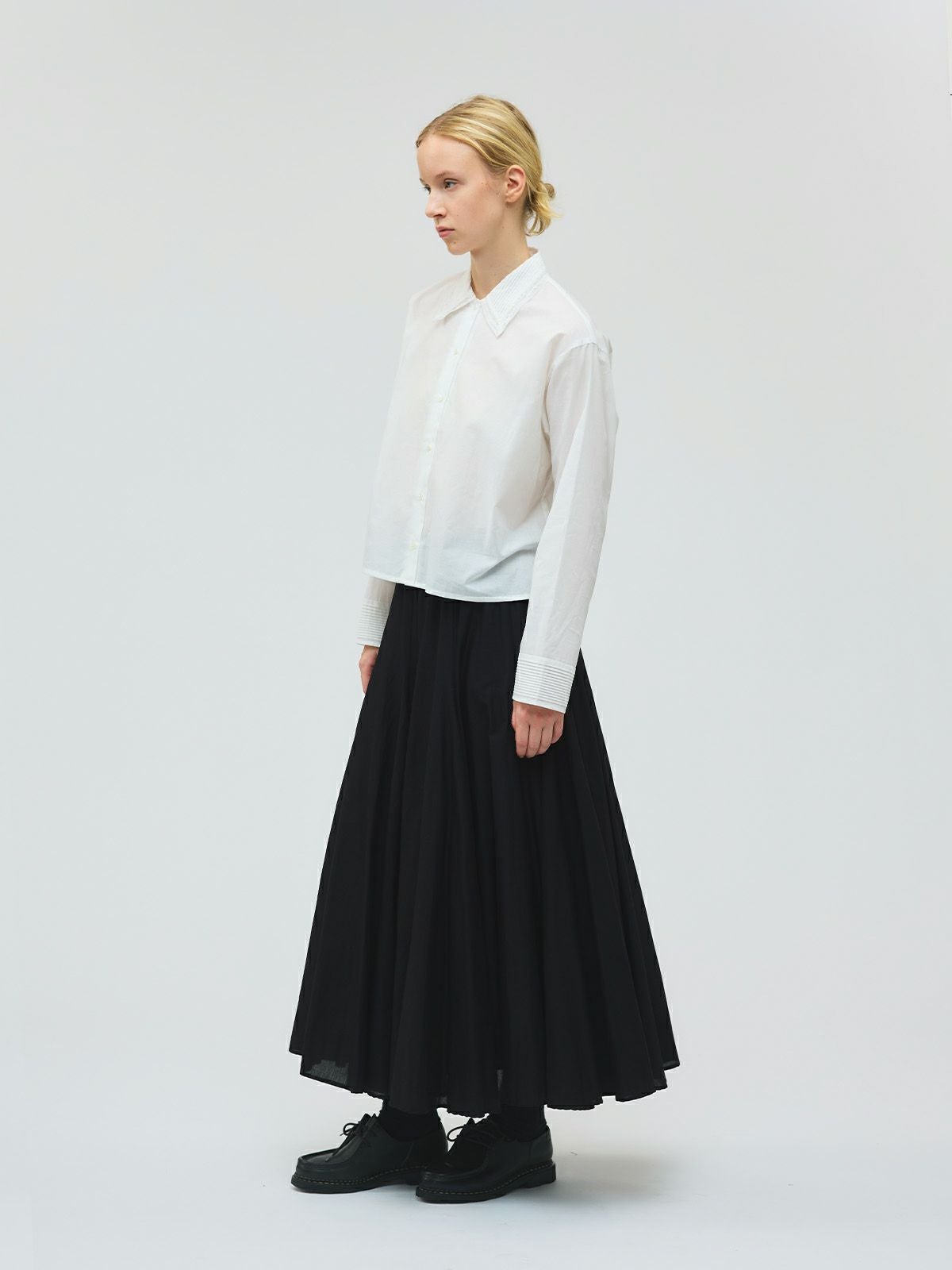 mizuiro ind ピンタックカラーシャツ｜ MARcourt ONLINE STORE