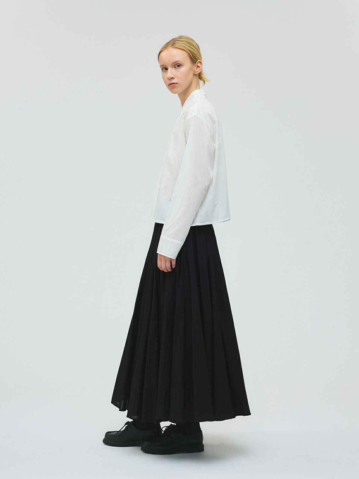 mizuiro ind ピンタックカラーシャツ｜ MARcourt ONLINE STORE