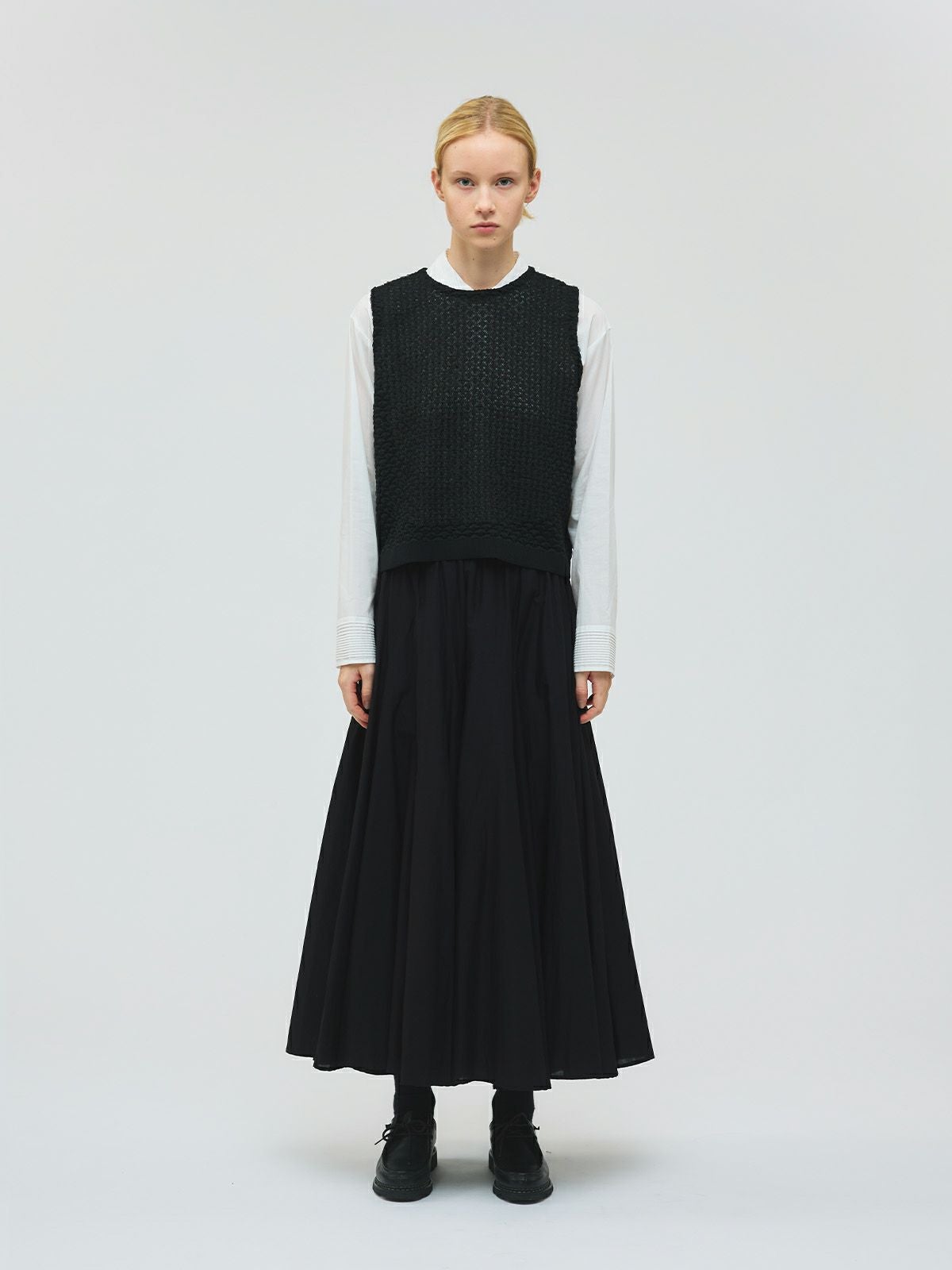 mizuiro ind ピンタックカラーシャツ｜ MARcourt ONLINE STORE