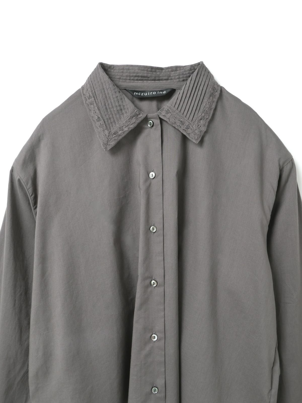 mizuiro ind ピンタックカラーシャツ｜ MARcourt ONLINE STORE