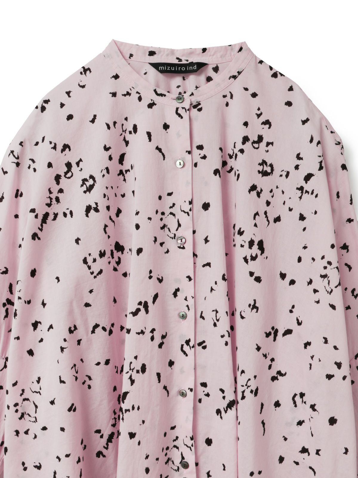 mizuiro ind プリントバックギャザーシャツ｜ MARcourt ONLINE STORE