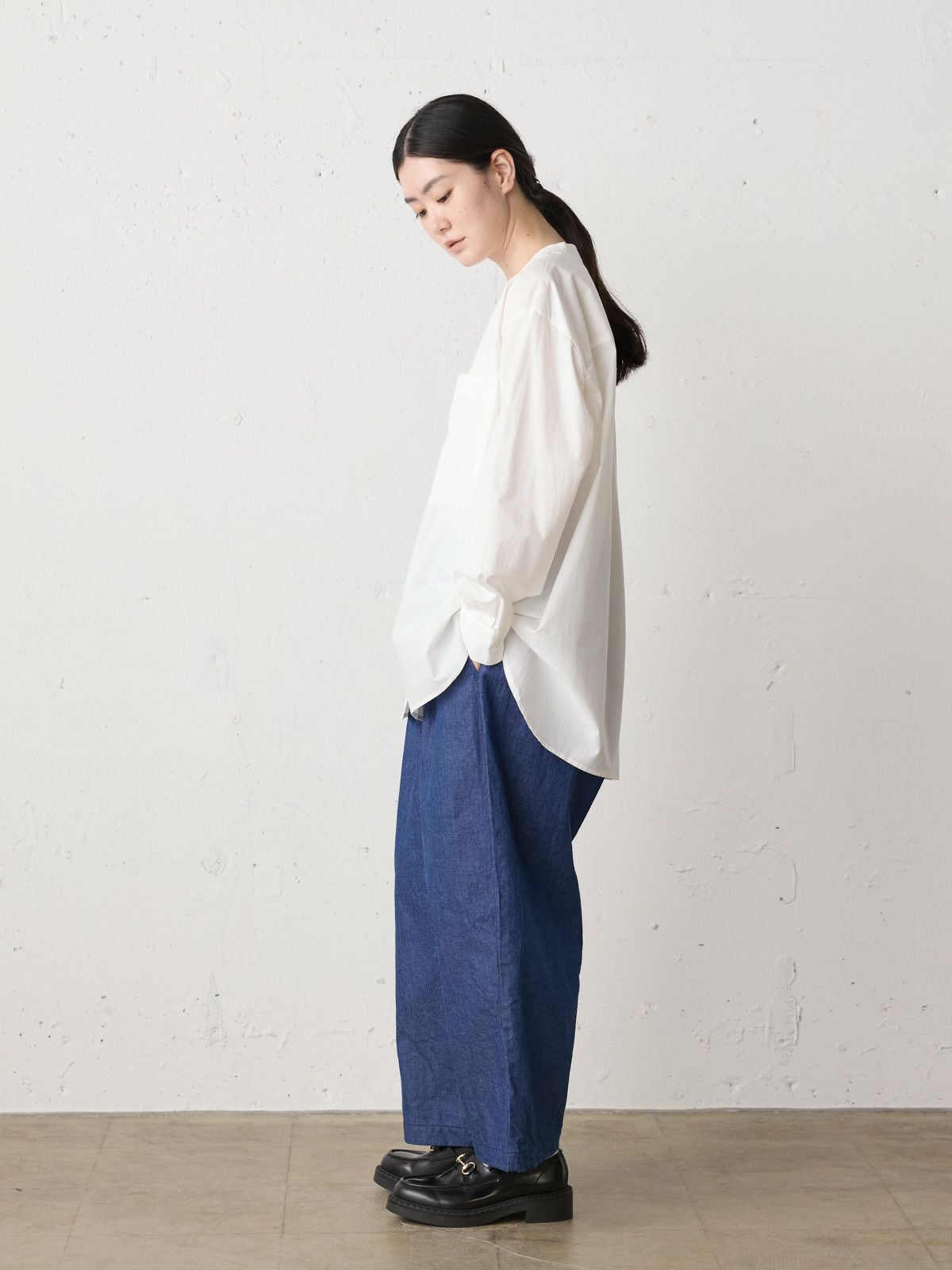 MBE ブラック　Mサイズ MAATEE&SONS / Marseille Giza Georgette (Black) | twelve