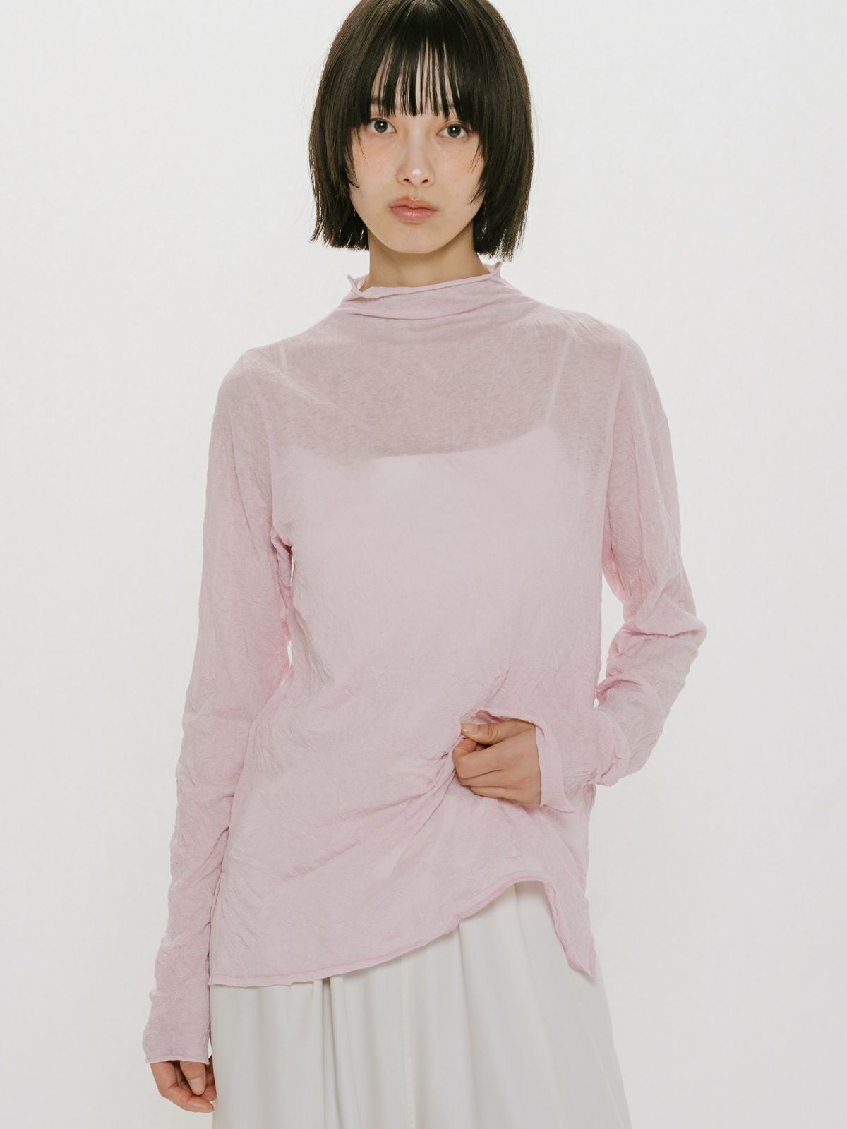 Masakimi1224　グッドモーニングインベーダー MIDIUMISOLID for Ladies シアーハイネックインナー｜ MARcourt ONLINE