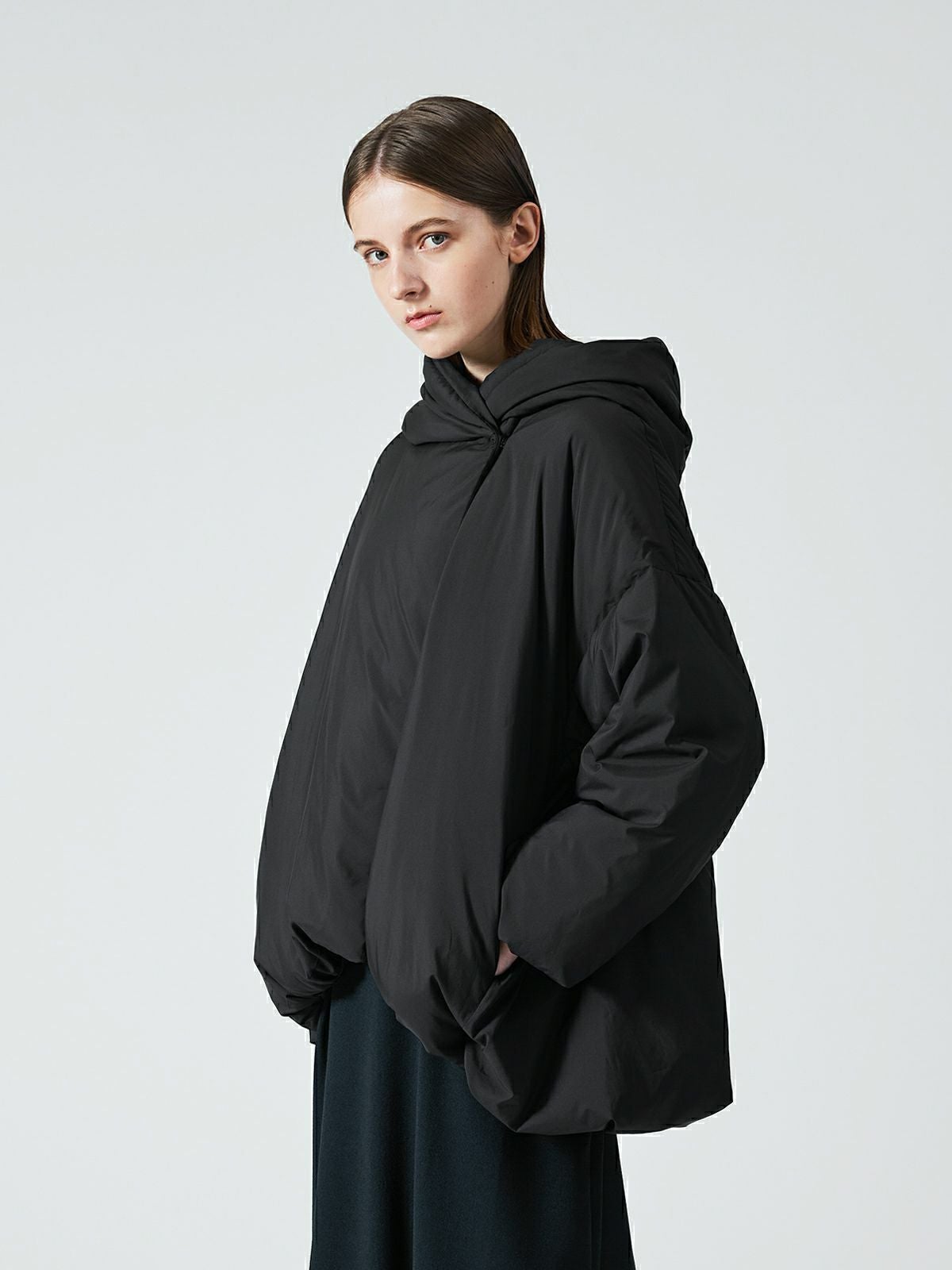 mizuiro ind フード付きショートダウンジャケット｜ MARcourt ONLINE