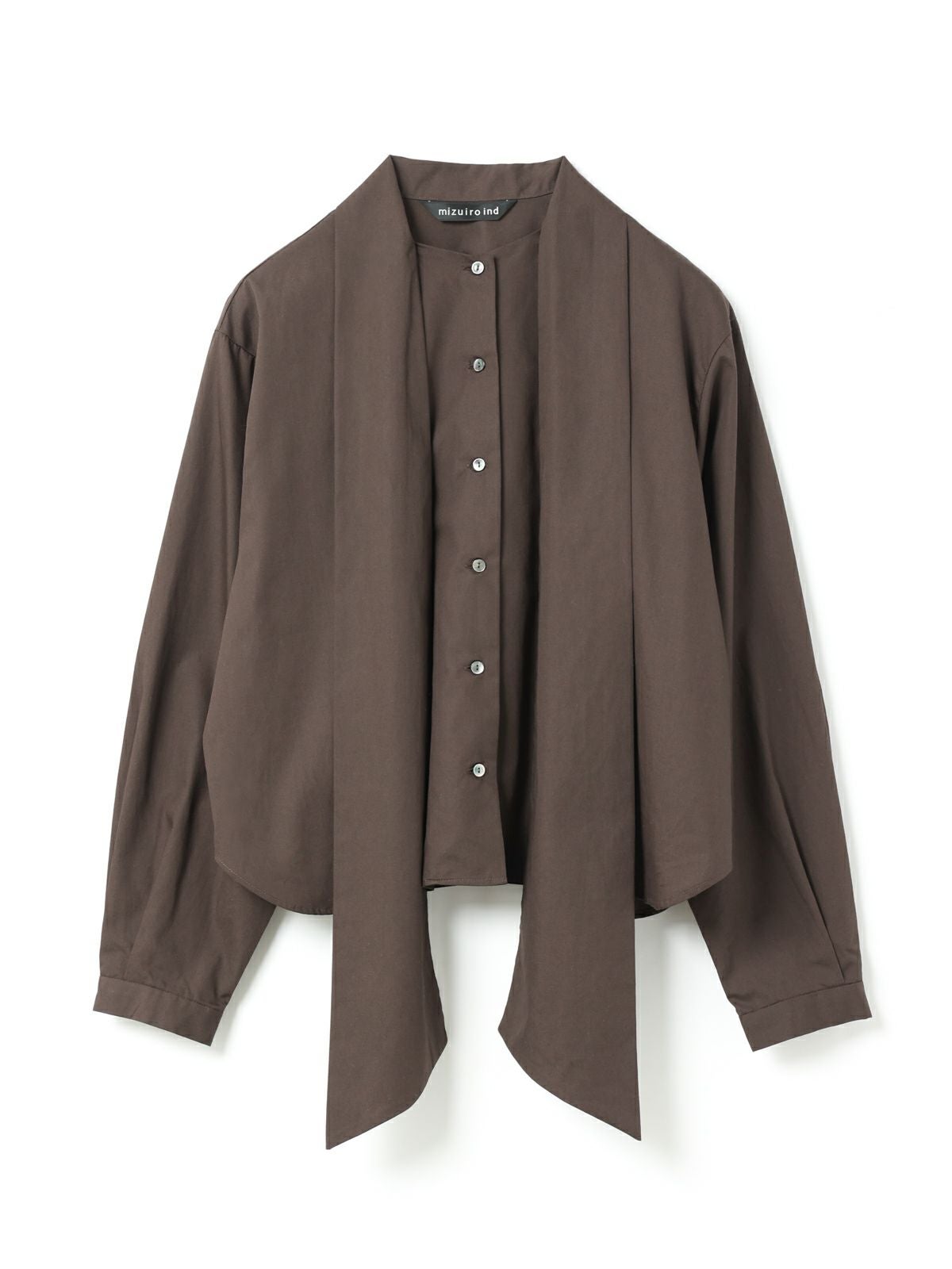 mizuiro ind ロングタイカラーシャツ｜ MARcourt ONLINE STORE