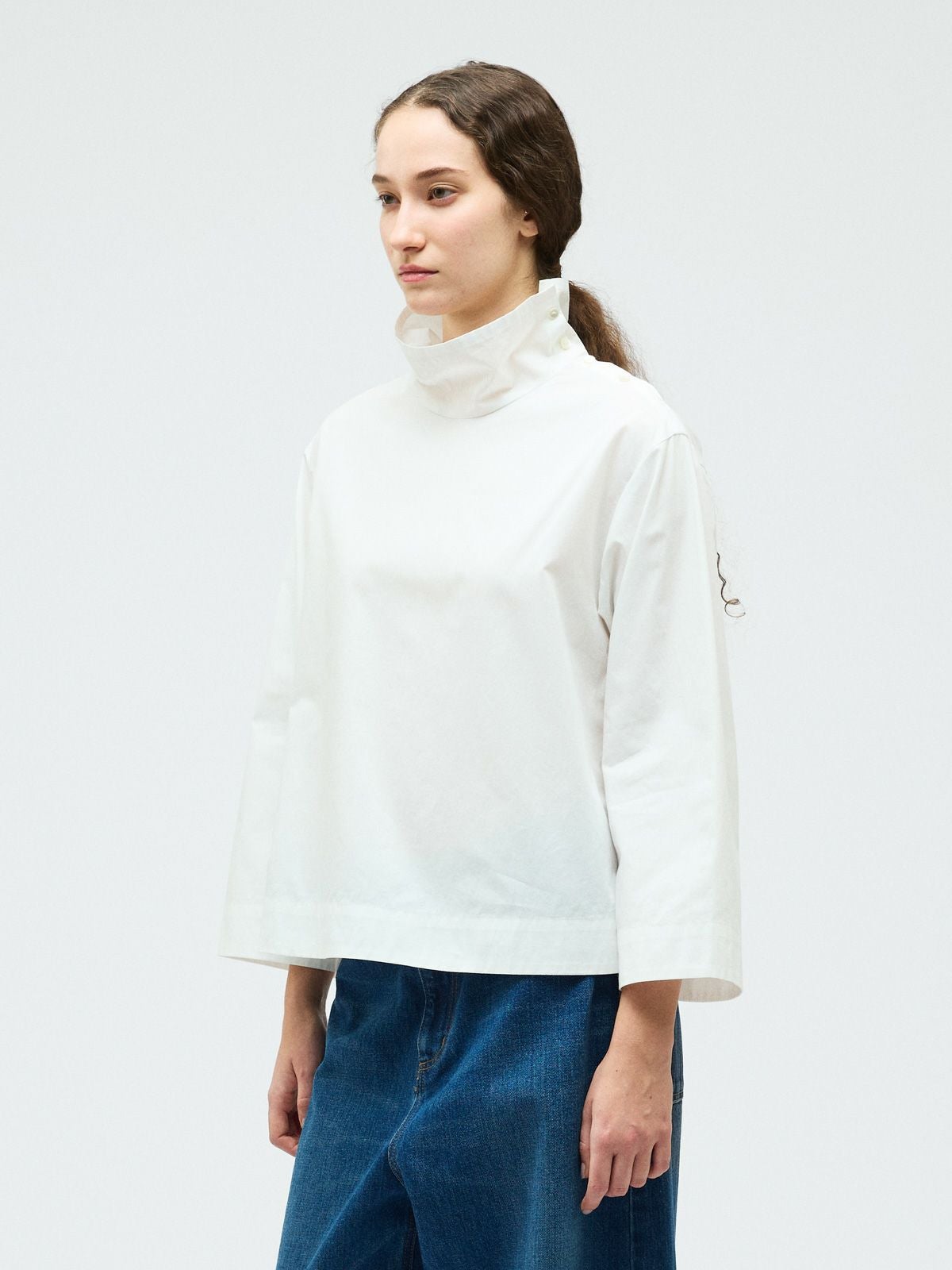 Resurrectian ハイネックシャツ M ホワイト mizuiro ind ハイネックシャツ｜ MARcourt ONLINE STORE - マーコート