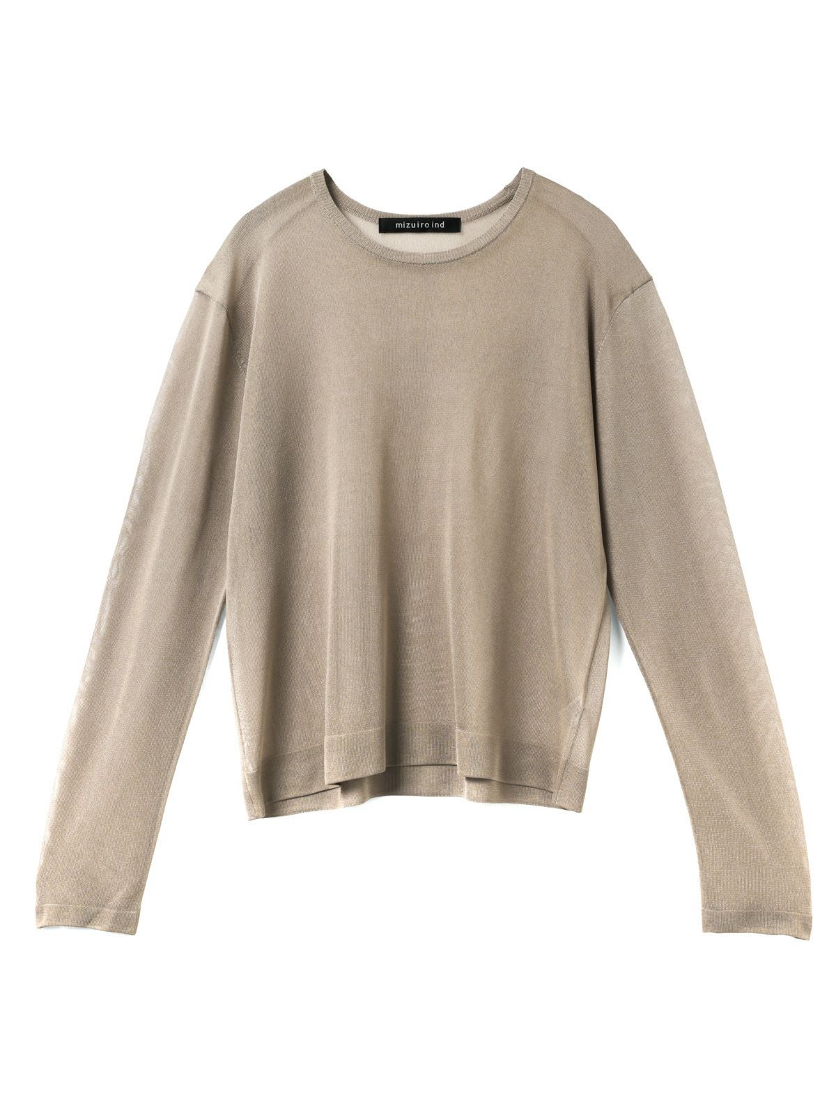 mizuiro ind シアークルーネックプルオーバー｜ MARcourt ONLINE STORE